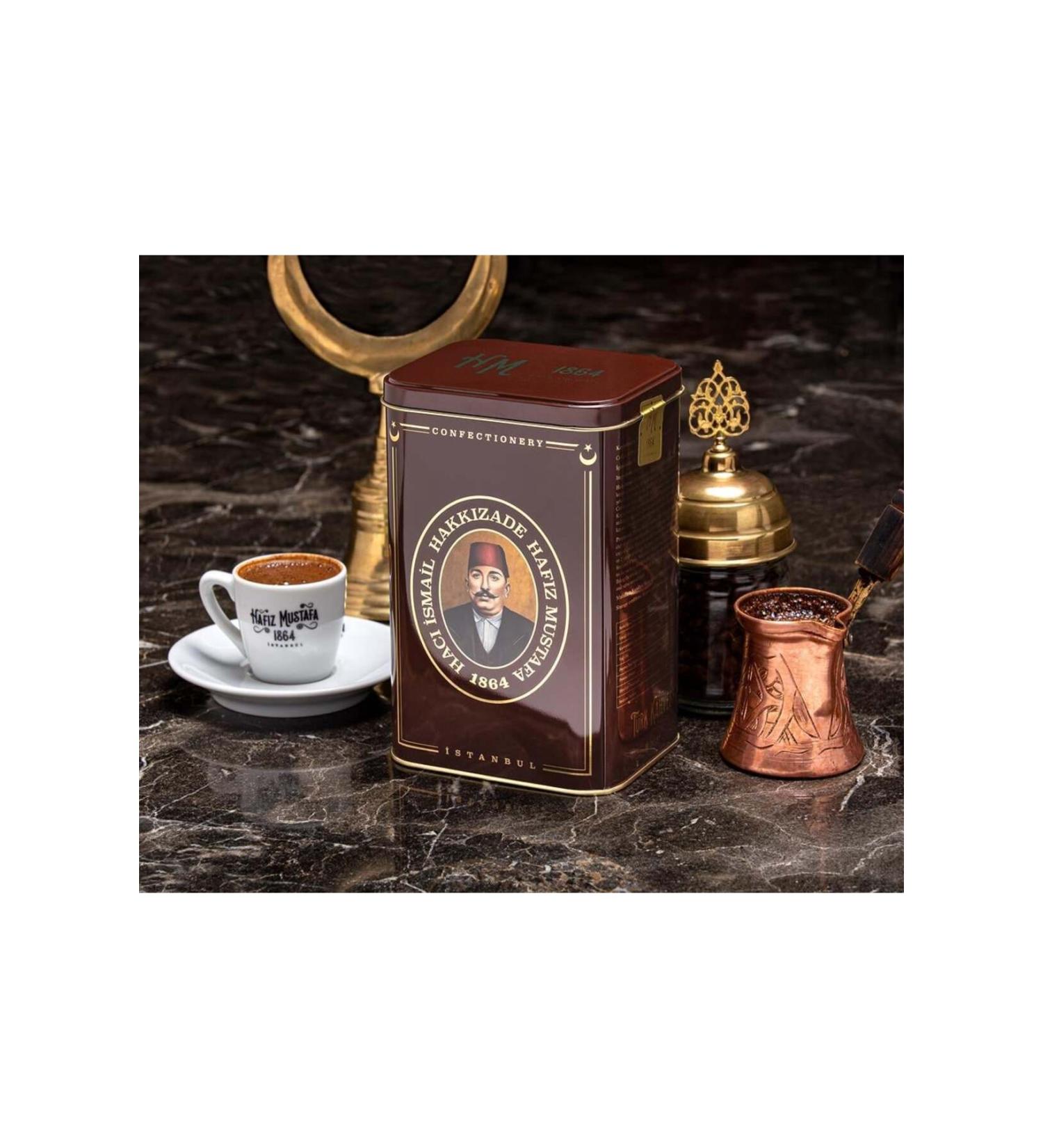HAFIZ MUSTAFA 1864 Turkish Coffee Tin Box 500 gr