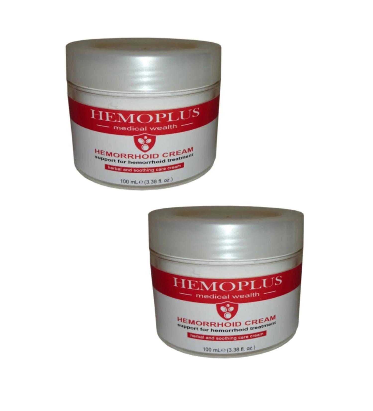HEMOPLUS Hemorrhoid Relief Care Cream X 2 Pieces - Buy Online on GoSupps.com