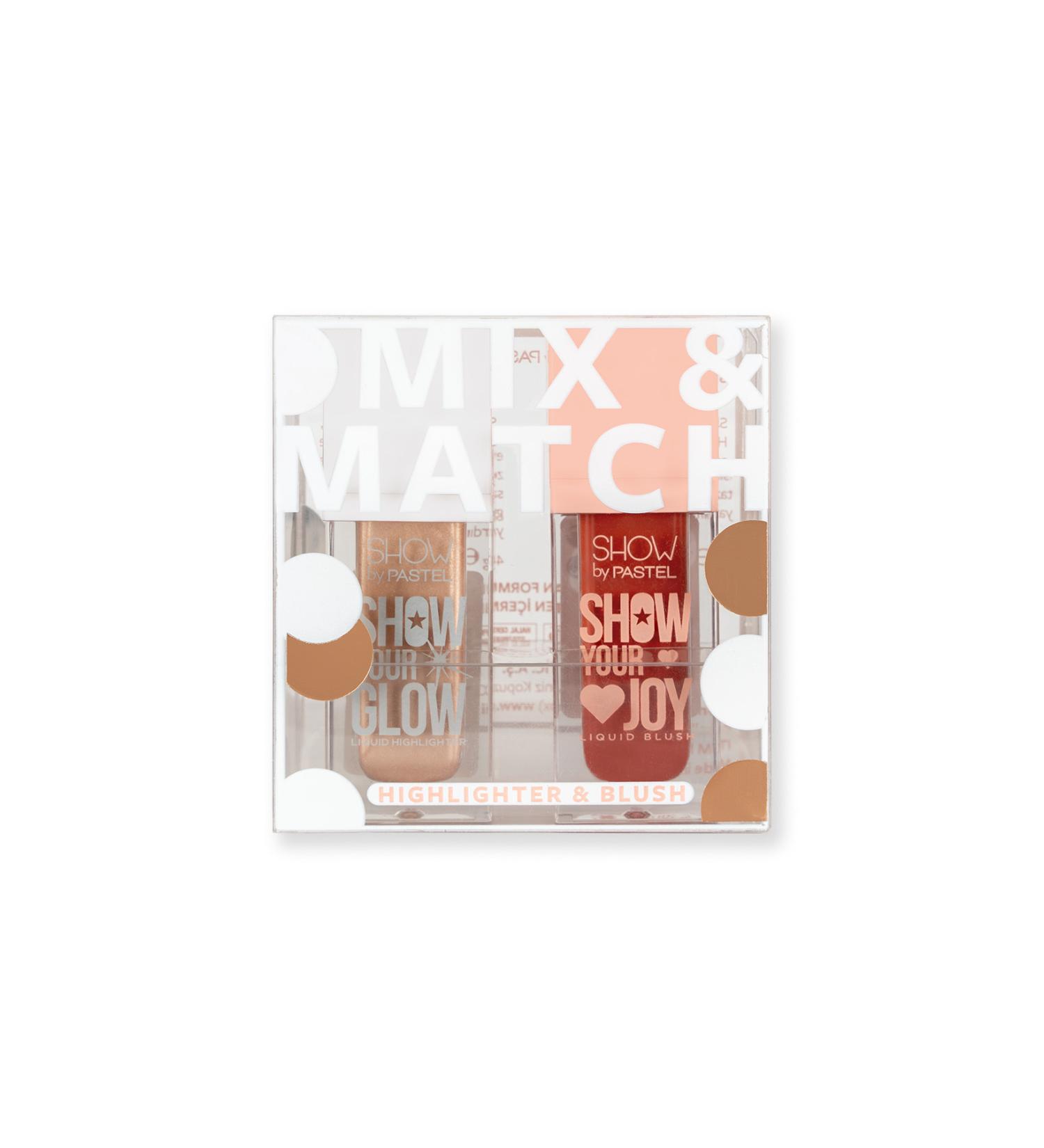 Show by Pastel Mix & Match Glow Liquid Highlighter 72 & Joy Liquid Blush 57 - Buy Online on GoSupps.com