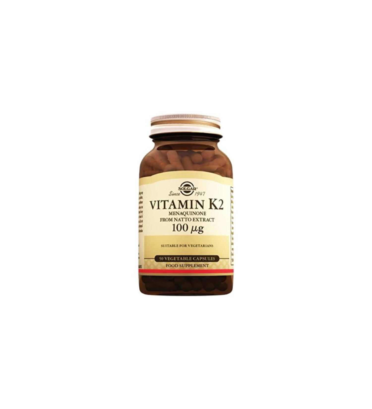 Solgar Vitamin K2 100 Mg 50 Capsules