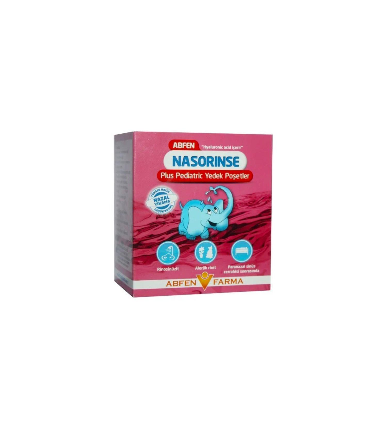 ABFEN Nasorinse Plus Pediatric 50 Bags