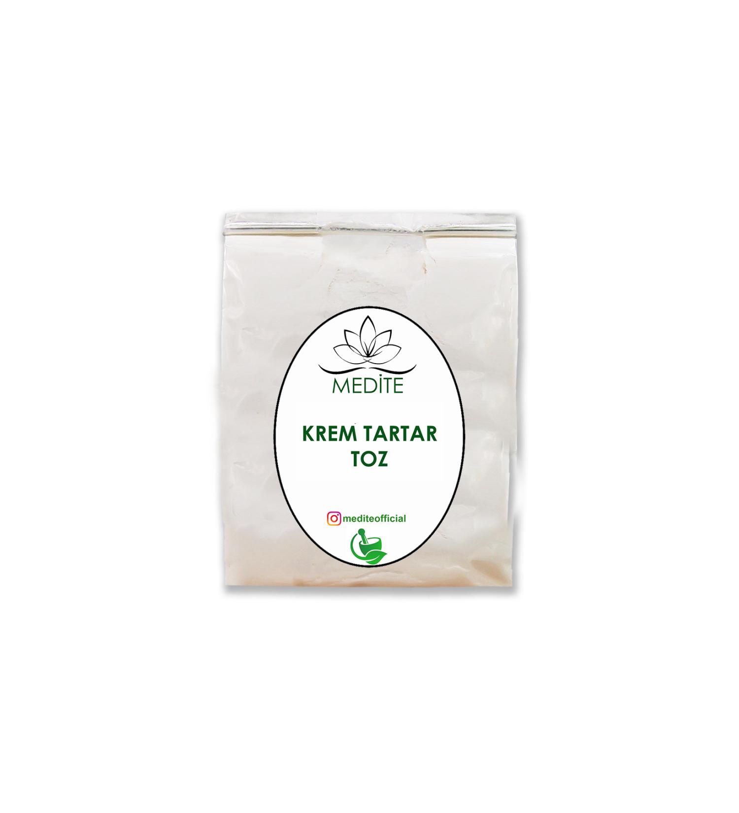 Medite Cream Tartar Powder (Potassium Bitartrate) New Product 150gr