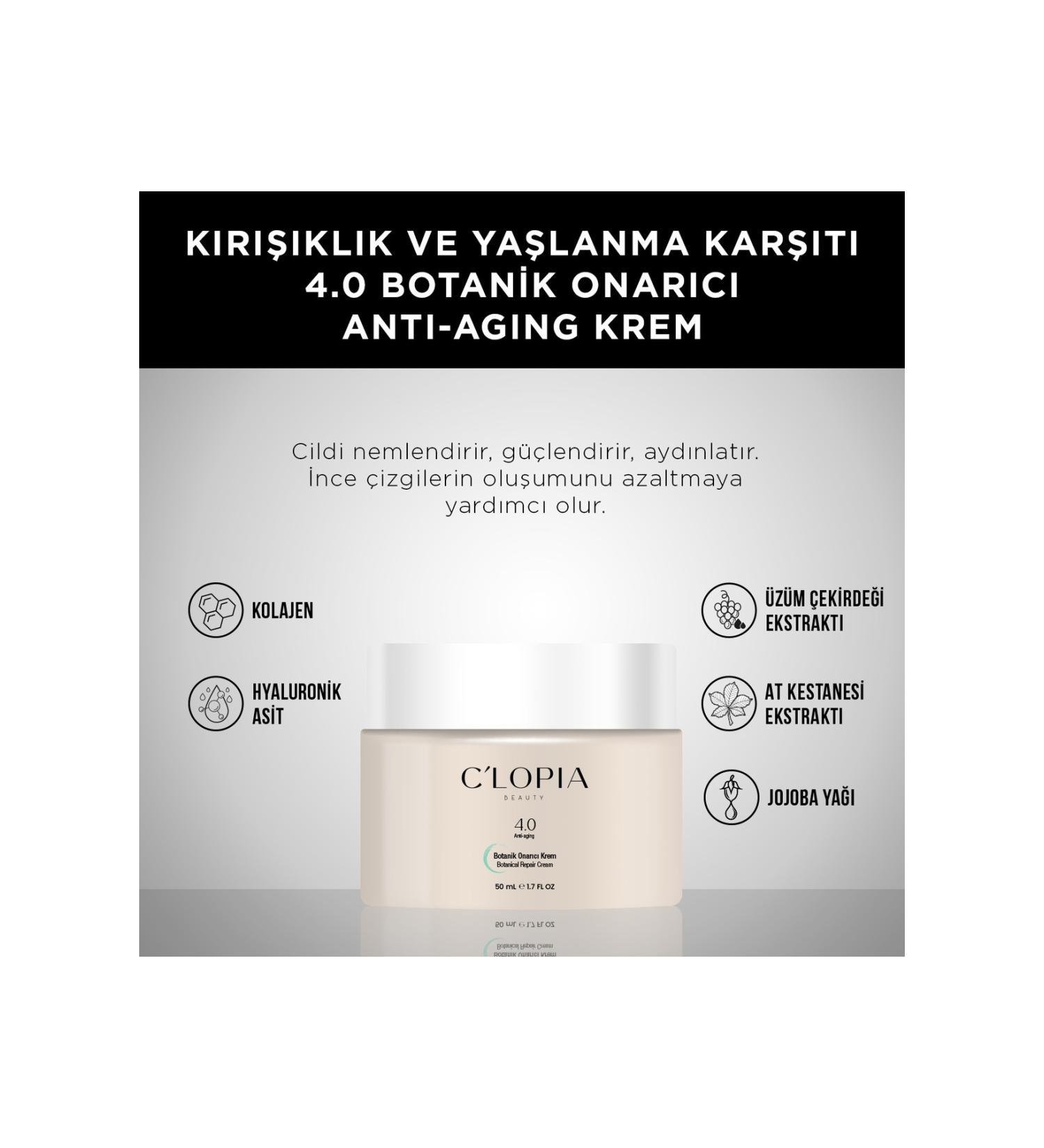 C'LOPIA BEAUTY C'lopia 4.0 Anti-aging Botanical Repair Cream 50 Ml - Buy Online on GoSupps.com