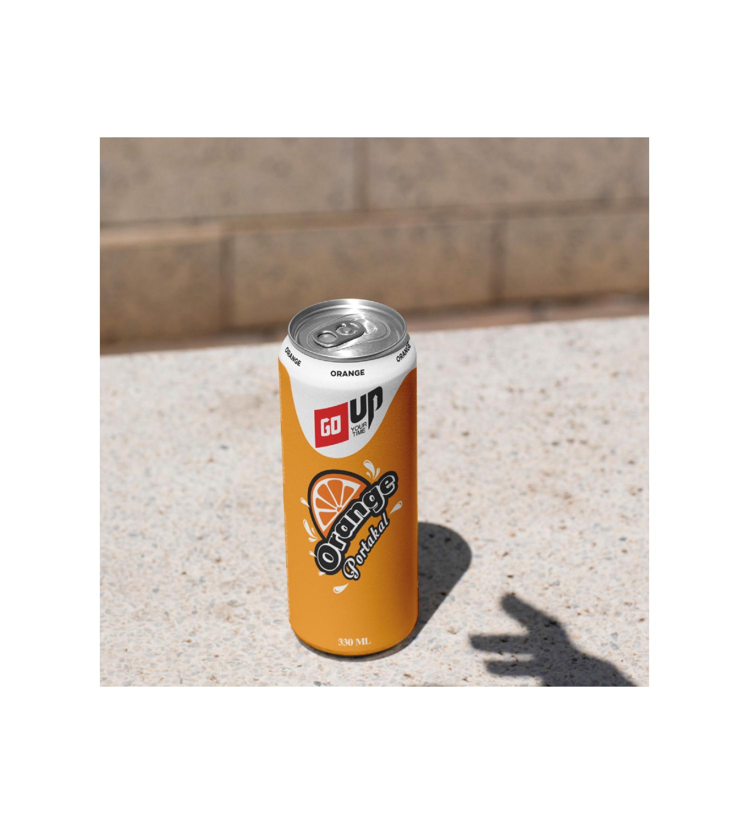 GoUp 24 Go Up Orange Flavored Carbonated Drink