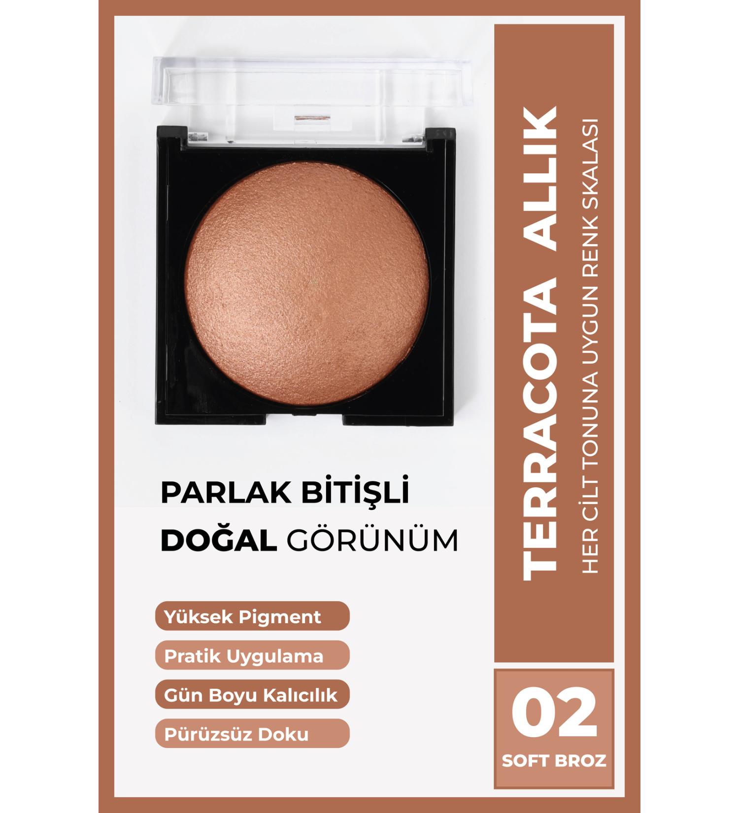 Cocosh She Terracotta Blush 10 gr 02 Soft Bronze Easy Distribution Non-Clumping Fine-Smooth Texture Vivid Look - Buy Online on GoSupps.com
