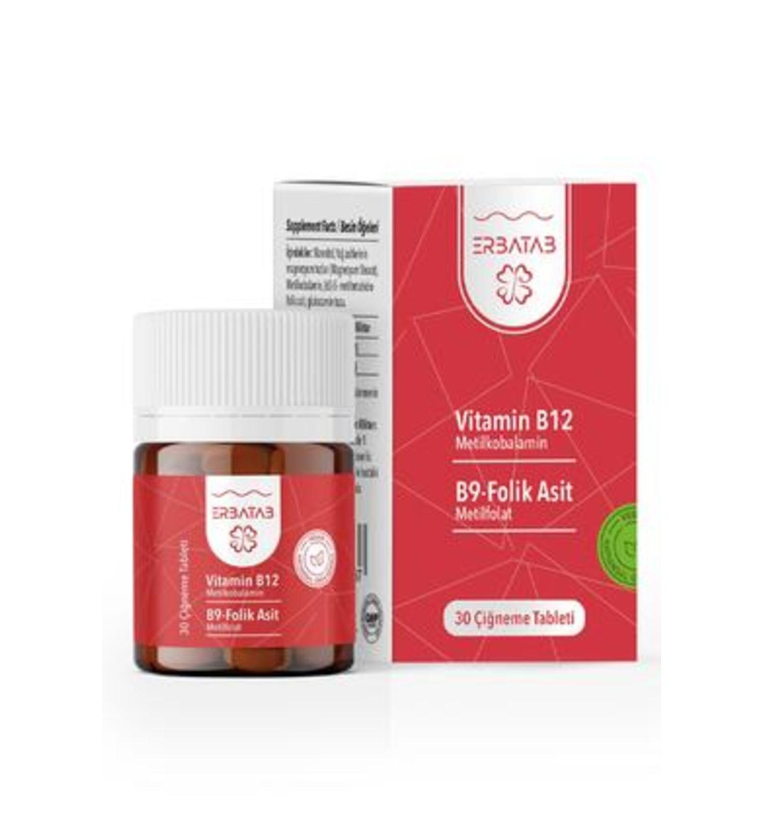 NOVAFACE STD Vitamin B12- Folic Acid B9-Methylcobalamin-Methylfolate Classic