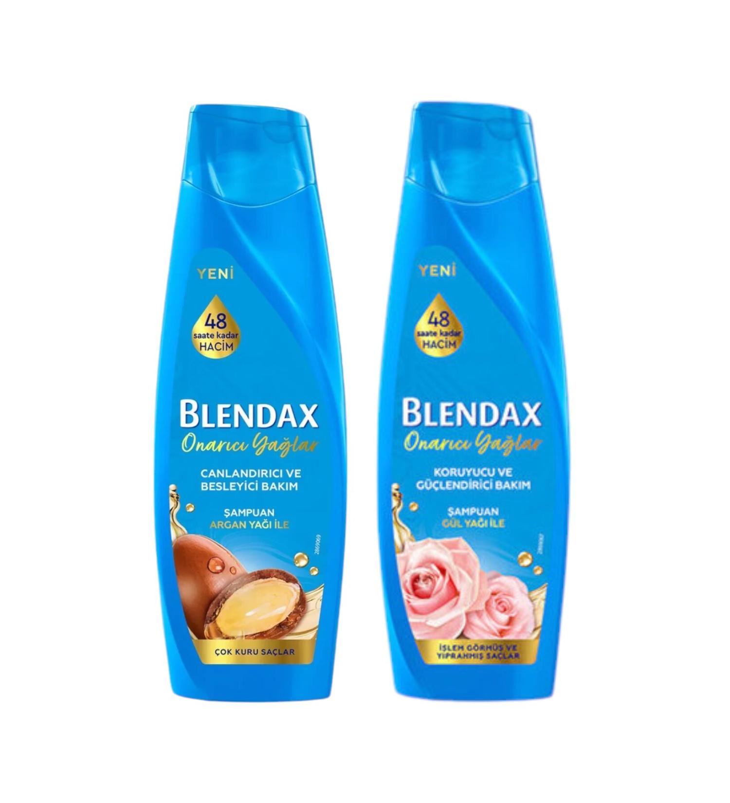 Blendax Argan Oil & Rose Oil Shampoo 2x360 Ml