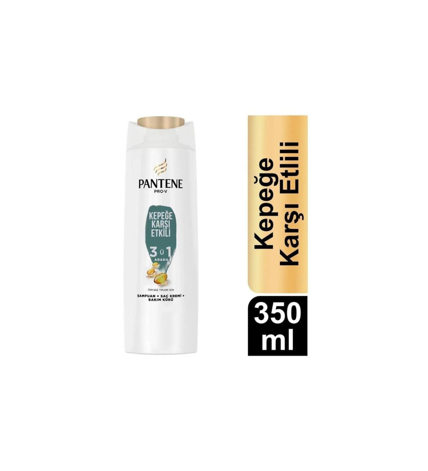 Pantene Shampoo 350ml. 3in1 Anti-Dandruff Effective