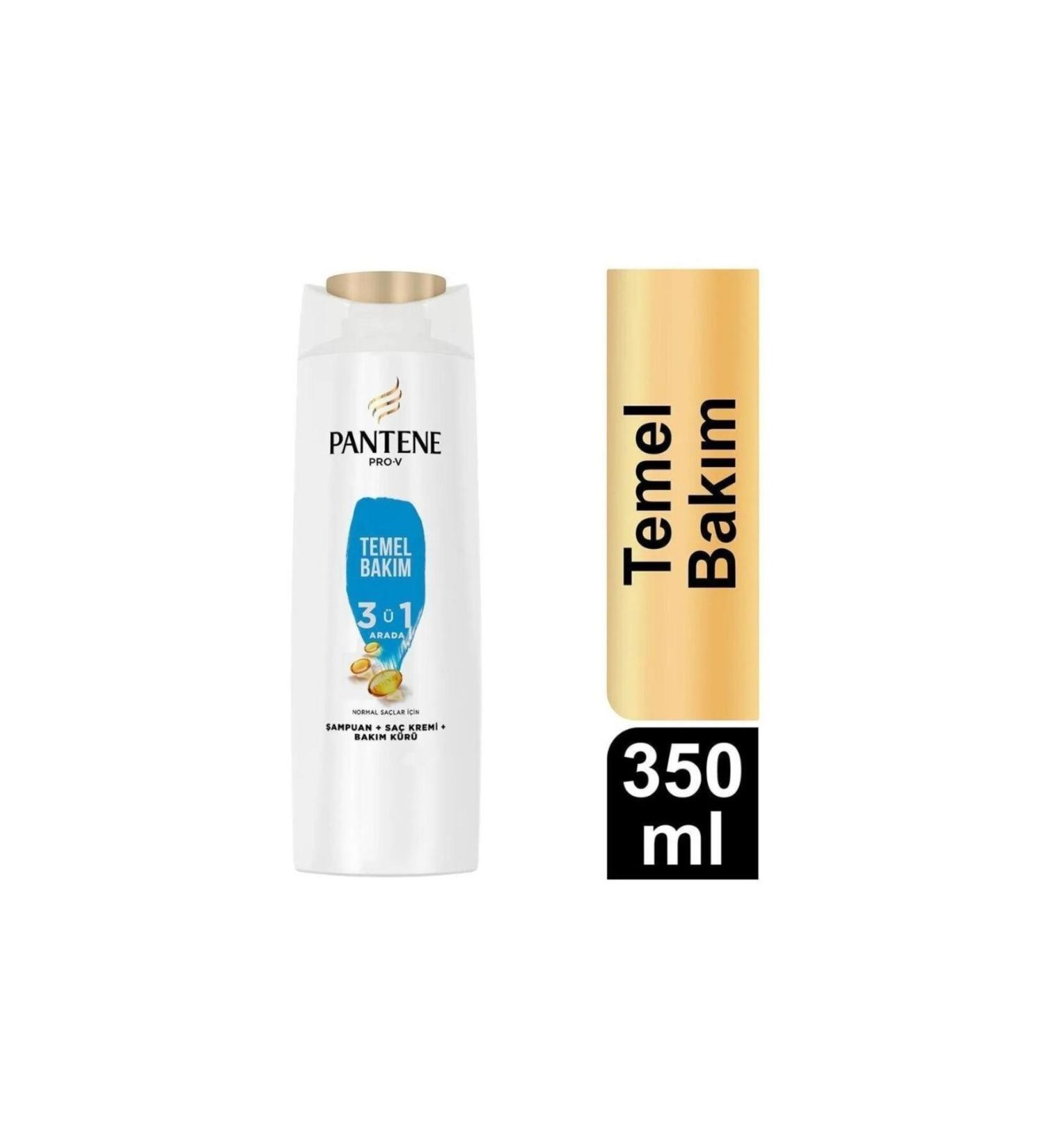 Pantene Shampoo 350ml. 3in1 Basic Care