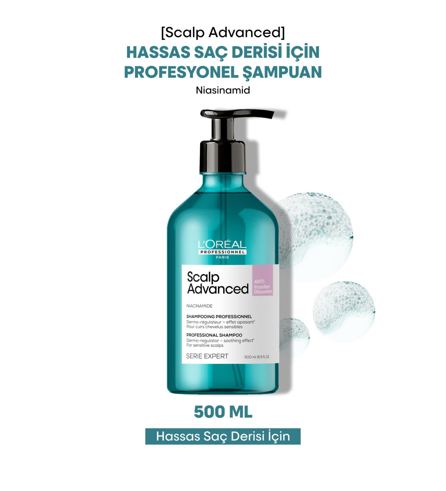 L'oreal Professionnel Serie Expert Scalp Advanced Sensitive Scalp Professional Shampoo 500ml - Buy Online on GoSupps.com