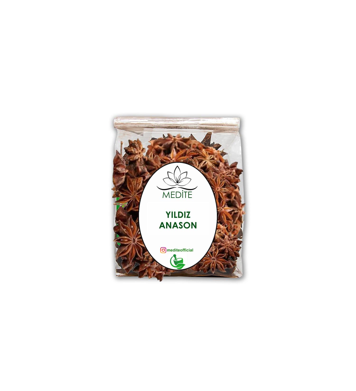Medite Natural Star Anise (Illicium verum) New Harvest 150gr