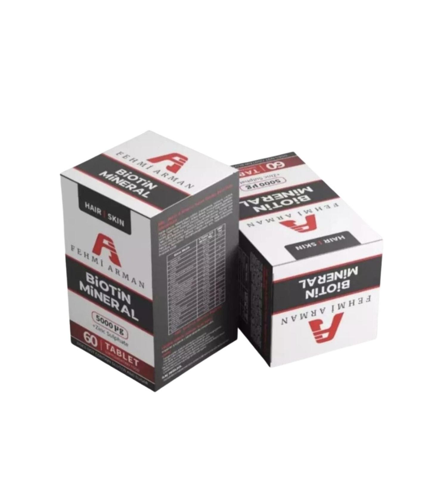 FEHM ARMAN 5000 Mg Biotin & Mineral 60 Tablets Food Supplement - Buy Online on GoSupps.com