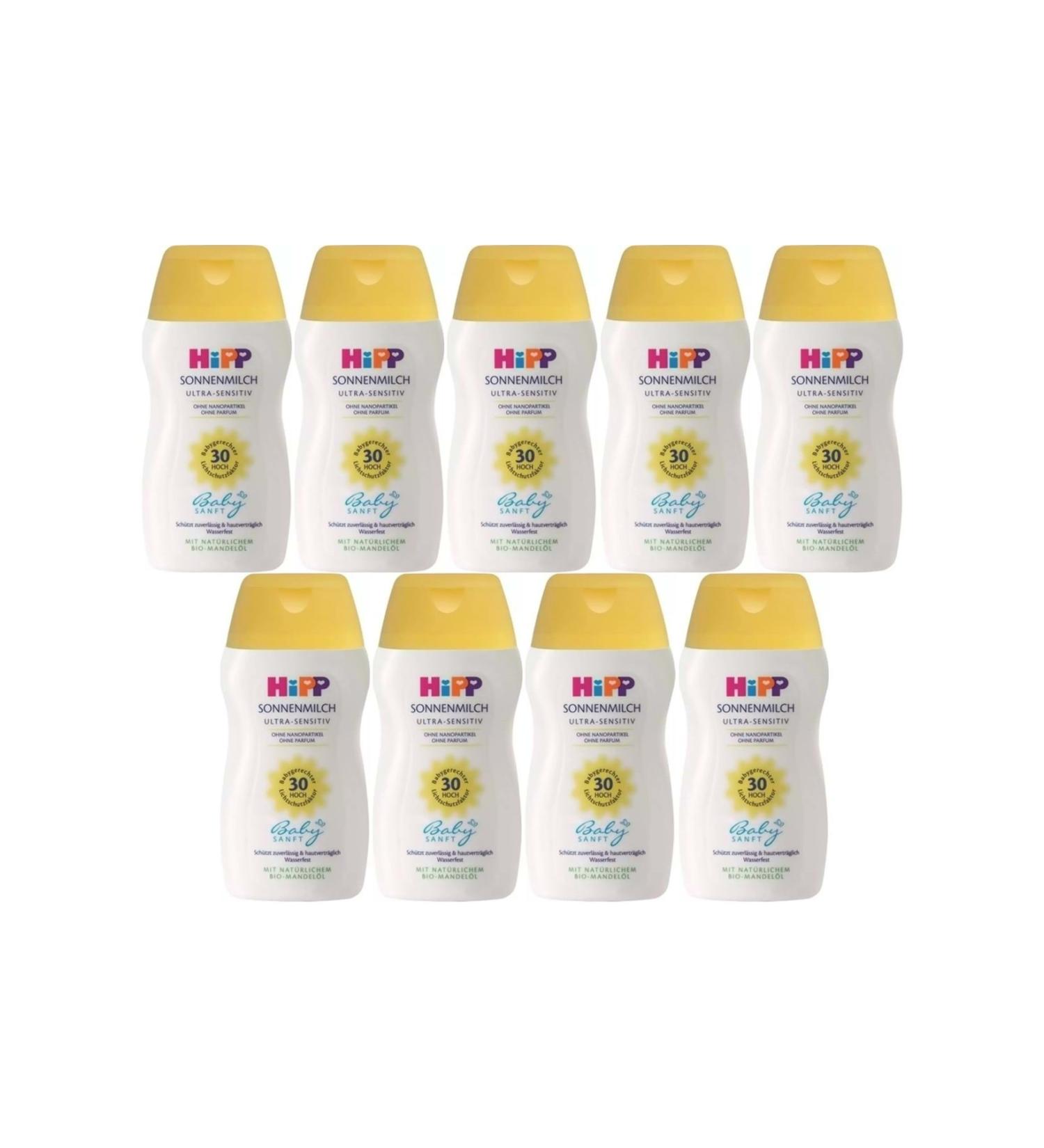 Hipp Babysanft Sun Cream - Face Sunscreen 30 Factor Ultra Sensitive 50ML (Set of 9)