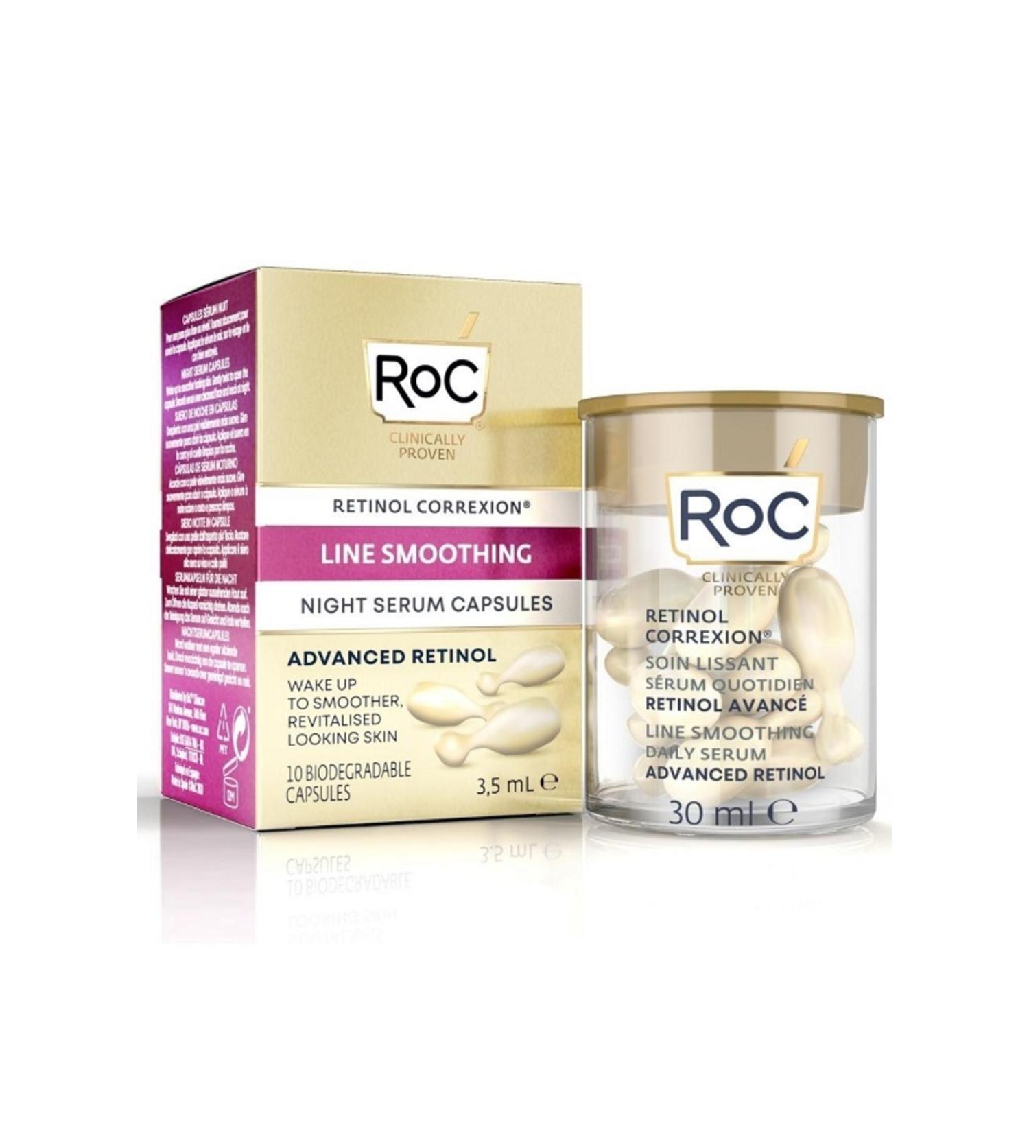 Roc Fine Line Appearance Reducing Moisturizing Smoothing Capsule Serum 10 Pieces