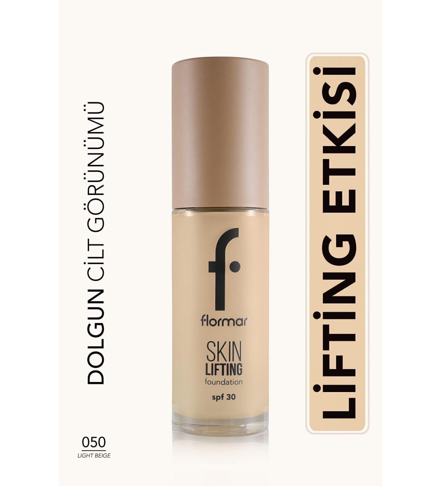 Flormar Spf30 Firming Foundation (WARM UNDER TONE) - 050 Light Beige NTRLB436