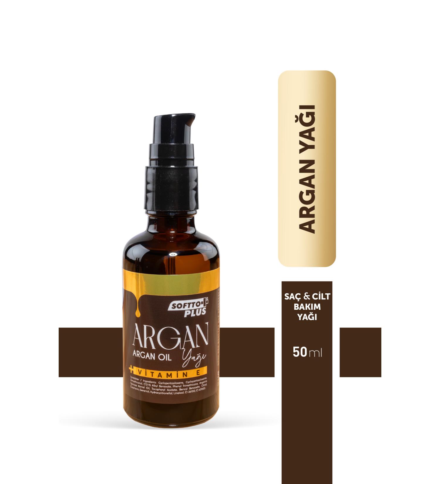 Softto Plus Argan Oil E-vitamin 50 ml - Buy Online on GoSupps.com