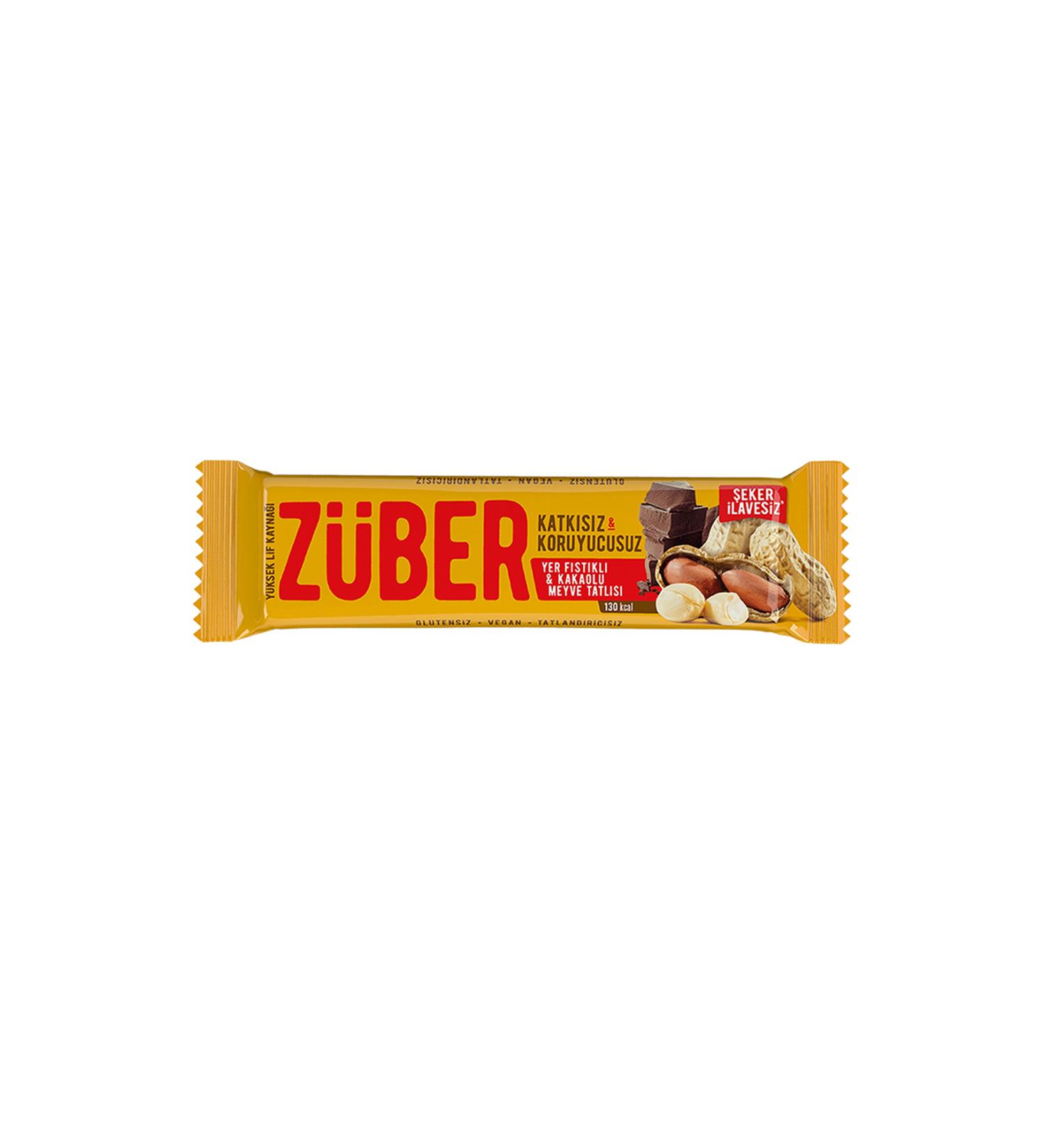 Z ber Peanut Cocoa Fruit Bar (40 g) x8 Pieces
