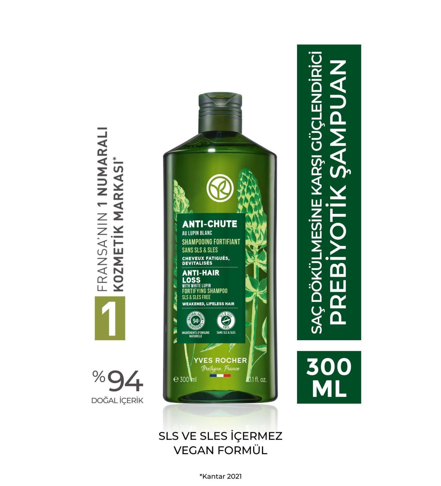 Yves Rocher Strengthening Volumizing Shampoo For Every Wash Against Hair Loss-300 ml eleg.2774 - Buy Online on GoSupps.com