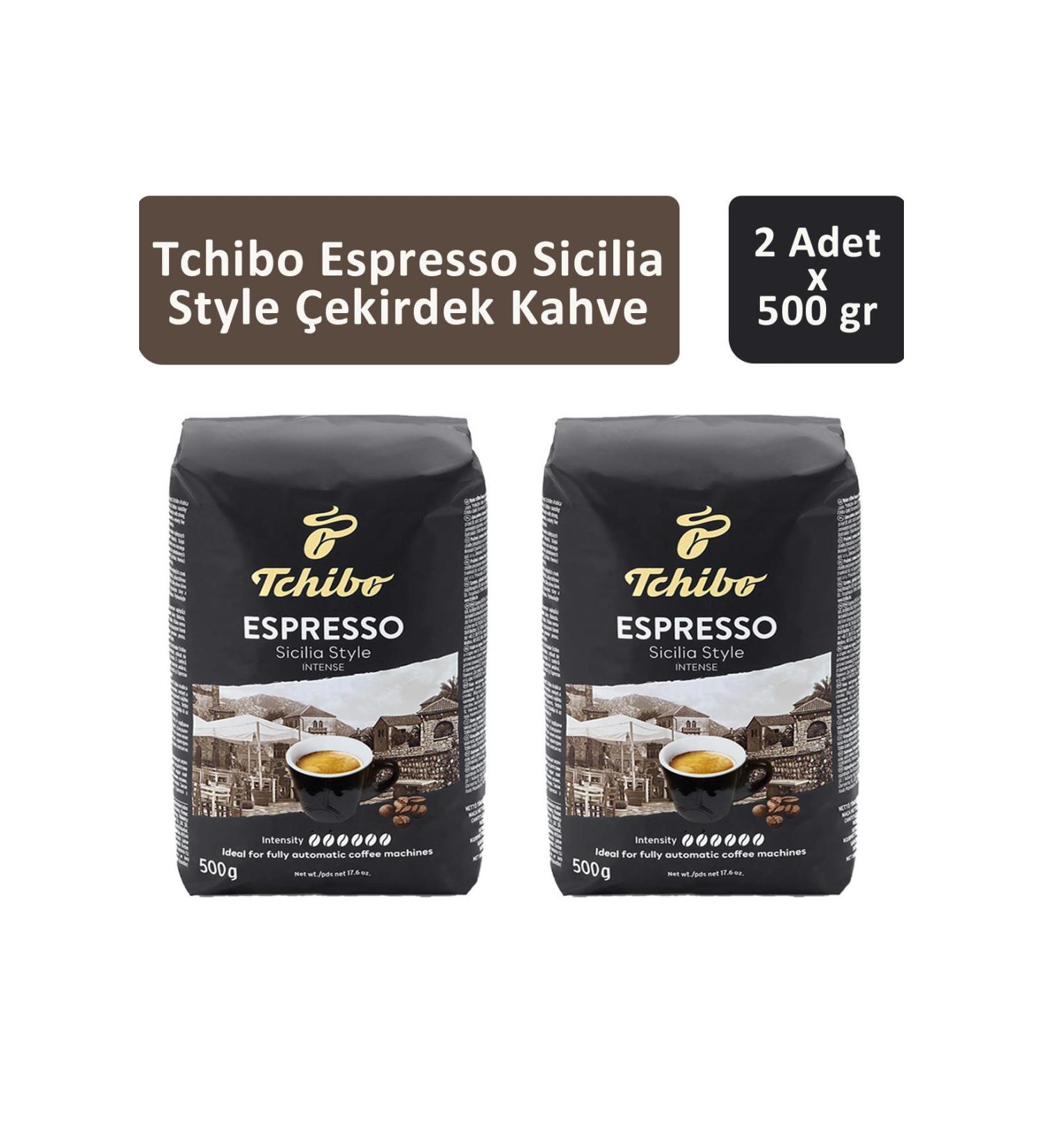 Tchibo Espresso Sicilia Coffee Beans 500 gr x 2 Pieces - Buy Online on GoSupps.com