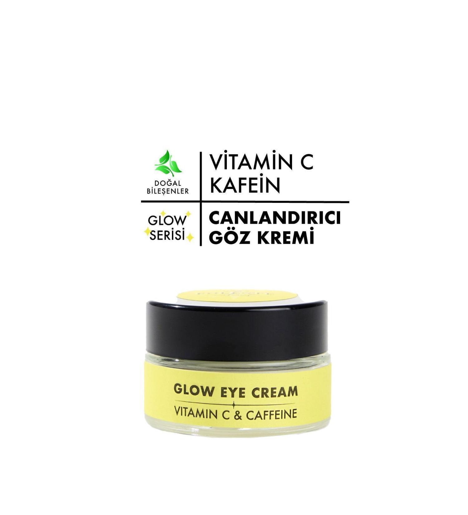 Polente Natural Glow Eye Cream- Revitalizing Eye Cream with Vitamin C & Caffeine (20 ML) - Buy Online on GoSupps.com