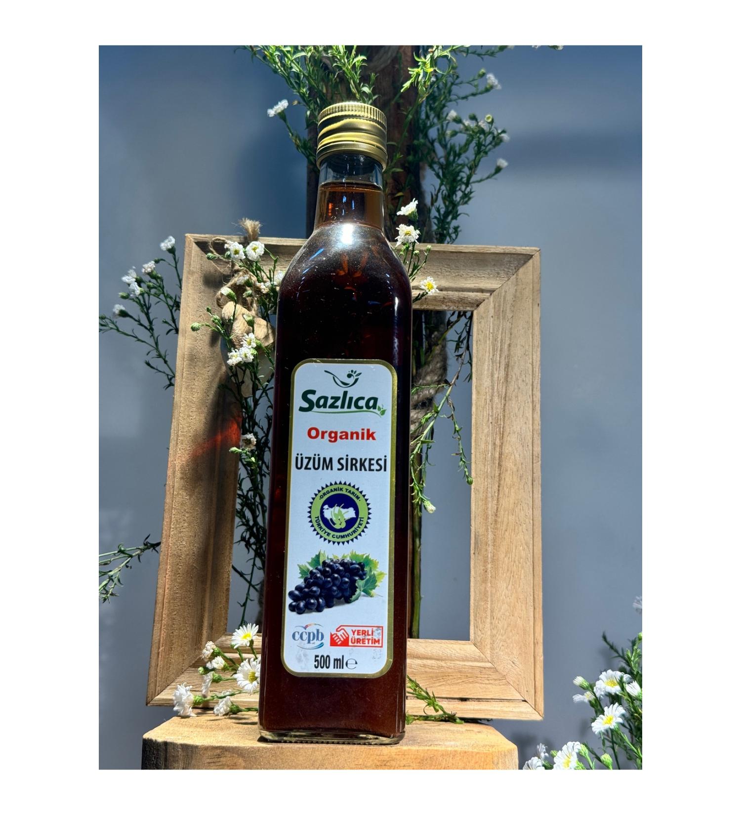 Sazl ca Organic Organic Grape Vinegar - 500 ml