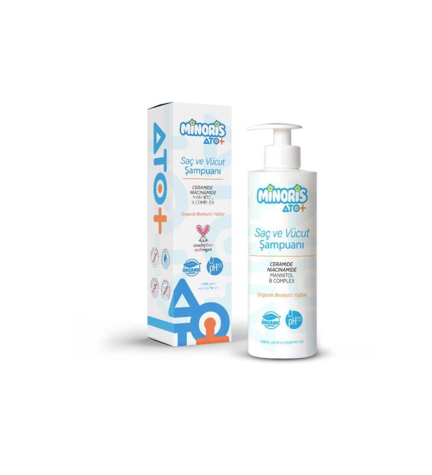 Minoris Ato Hair and Body Shampoo 400 ml