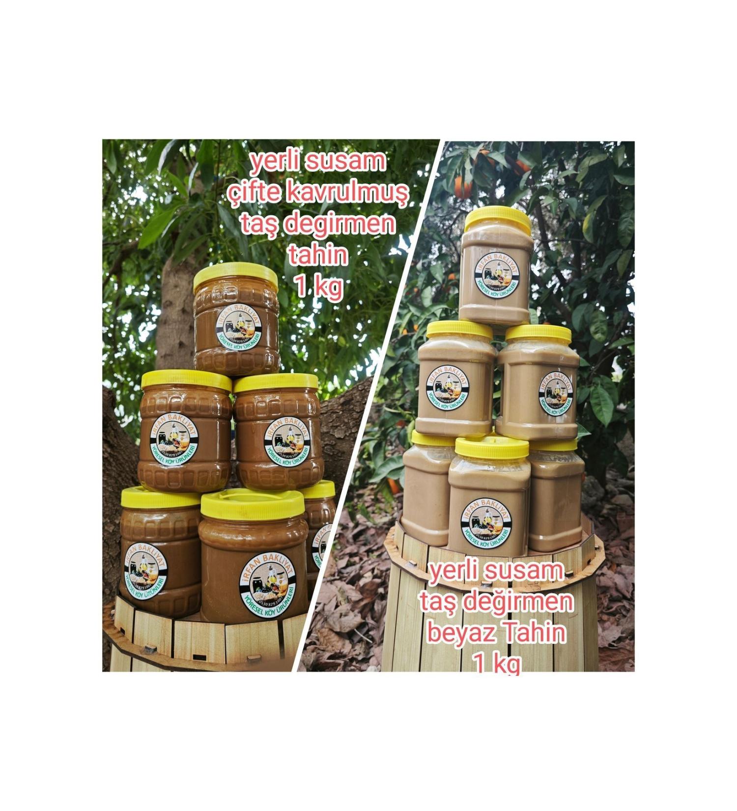 irfan legumes Eco Package 2 Piece (1 DOUBLE ROASTED 1 WHITE TAHINI) Net 1900 gr