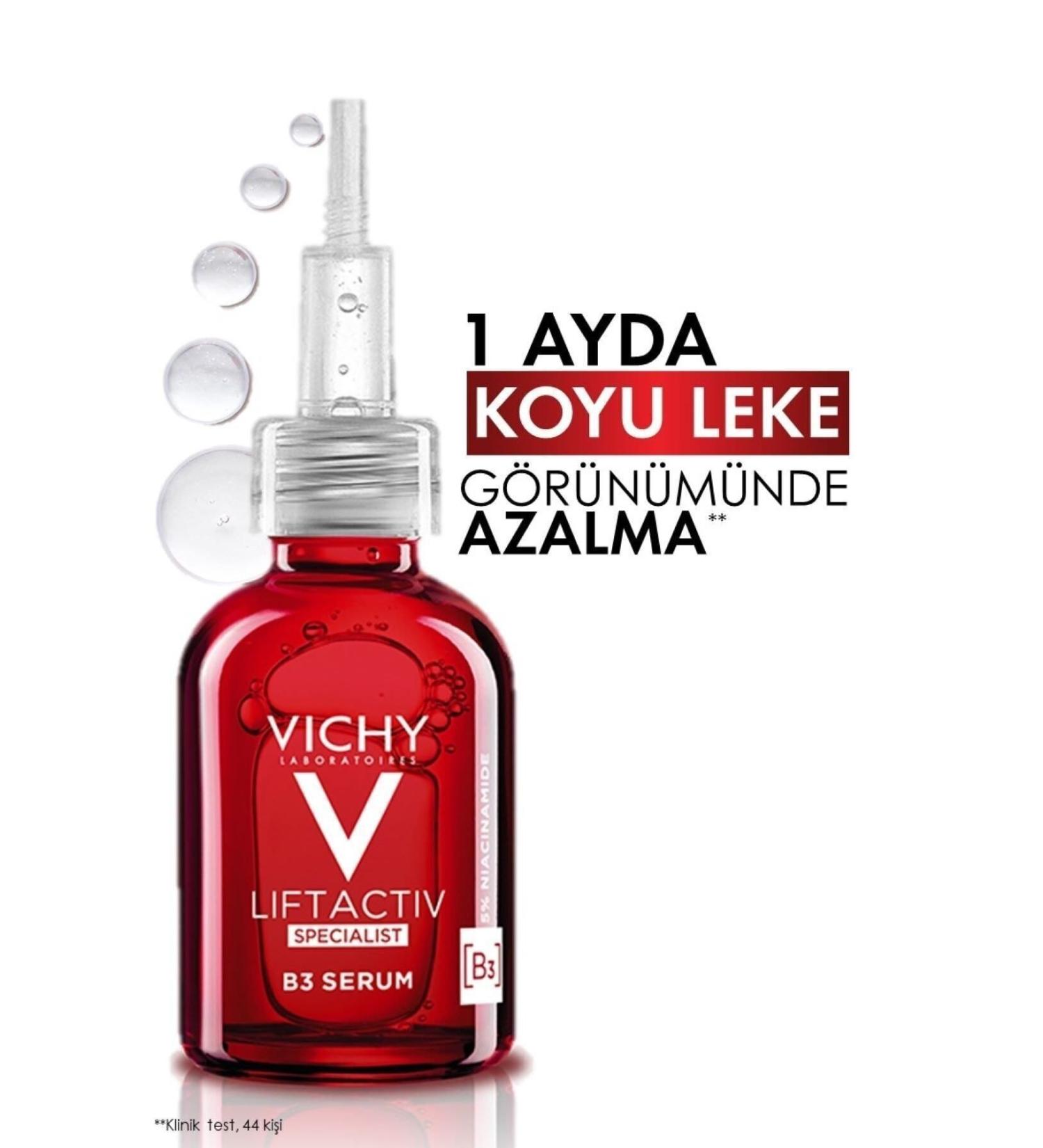 Vichy Dark Spot and Wrinkle Reducing Skin Tone Equalizing and Brightening Serum-30 ML
