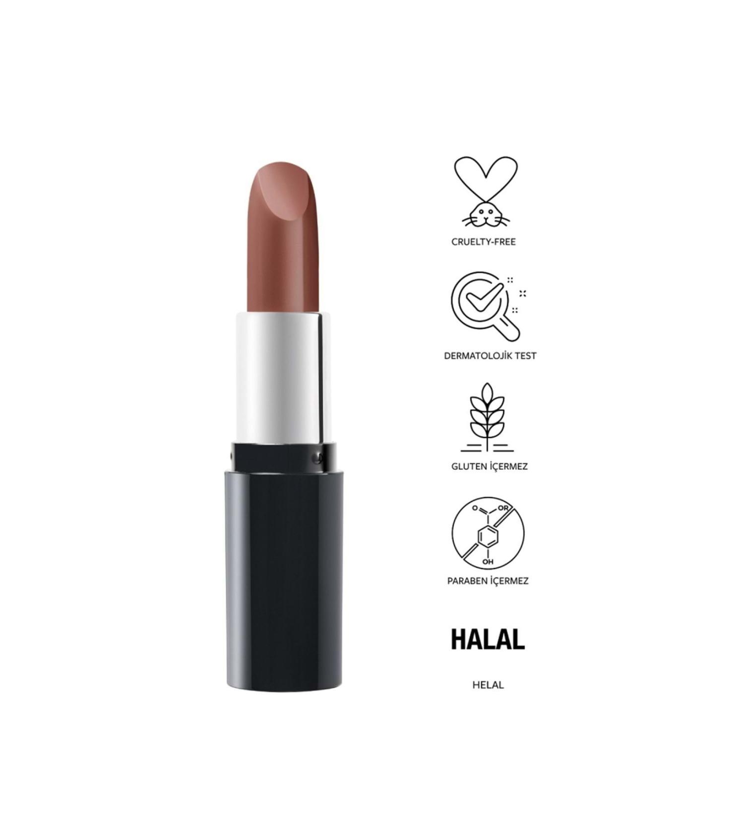 Pastel Easy Applicable Moisturizing Thin and Light Texture Shiny Finish Nude Lipstick-536 eleg.1599