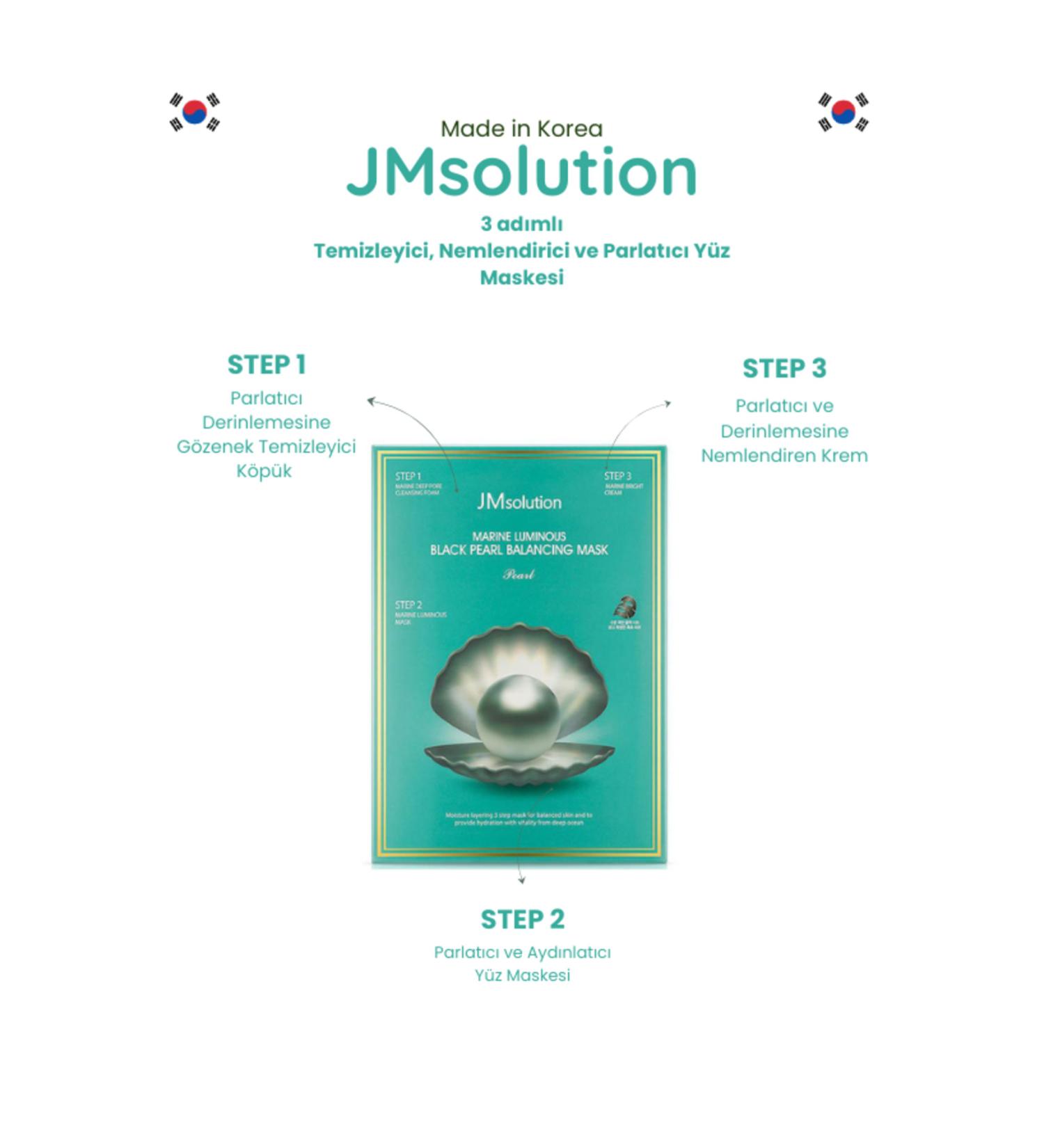 JMsolution 3 Step Marine Luminous Pearl Mask - Buy Online on GoSupps.com