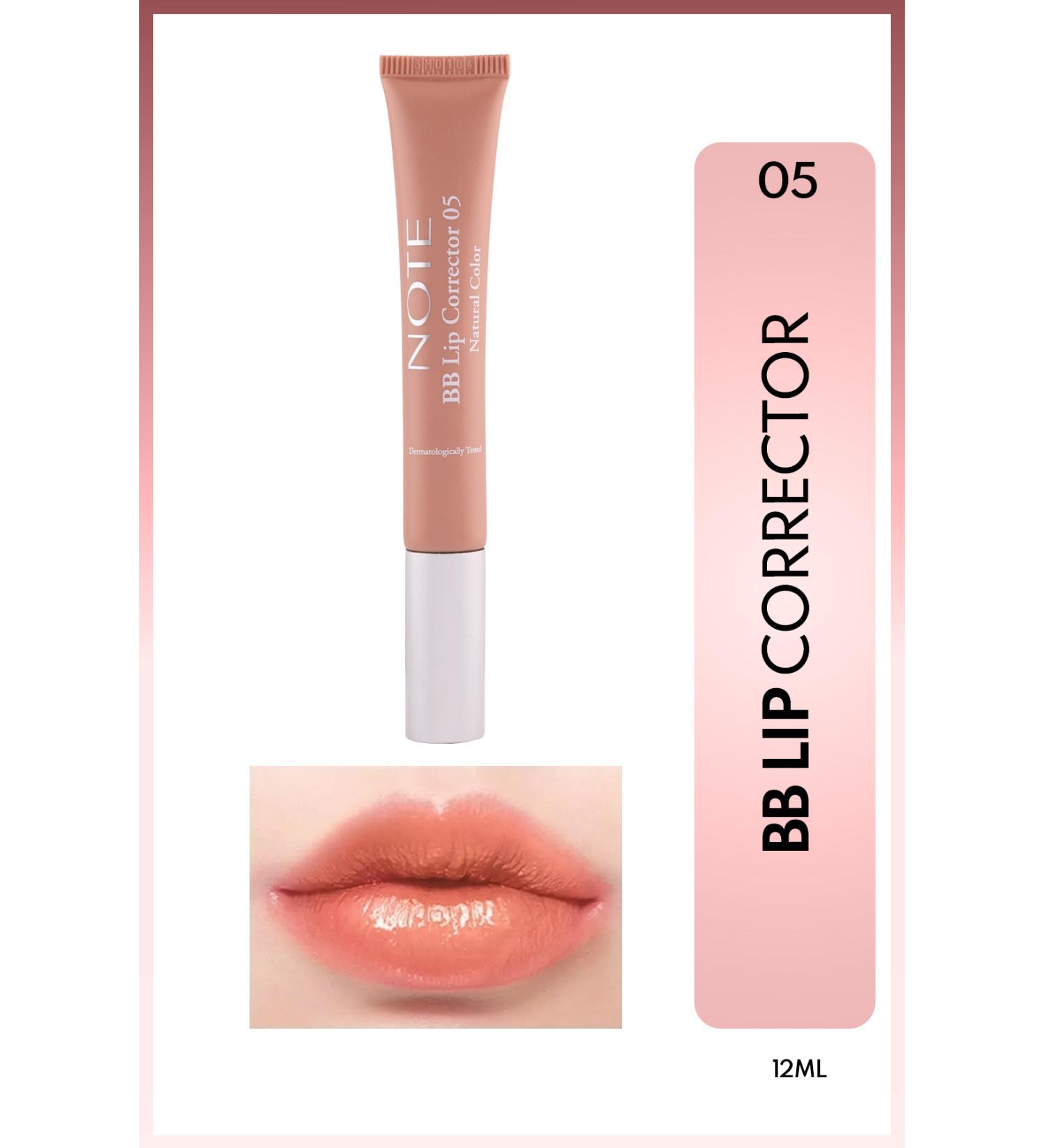 Note Cosmetics Bb Lip Corrector Color Equalizing and Moisturizing Lip Gloss - 05 - Brown - Buy Online on GoSupps.com