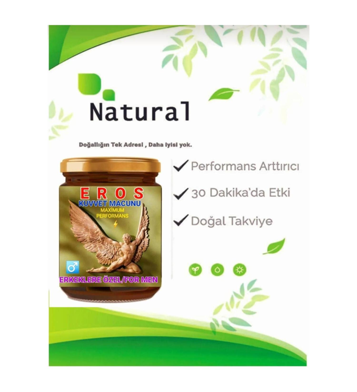 HANZADE GURME Natural Honey and Molasses Ginseng Atom Paste 240 gr Power Paste