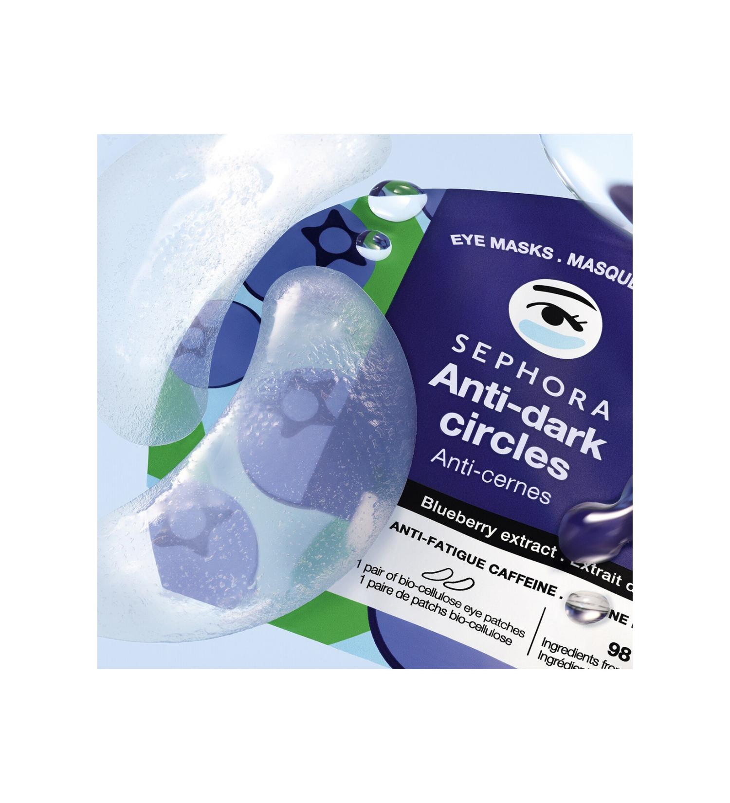 SEPHORA COLLECTION Anti-Fatigue Eye Mask (Blueberry) 1 Pair - Biocellulose masks