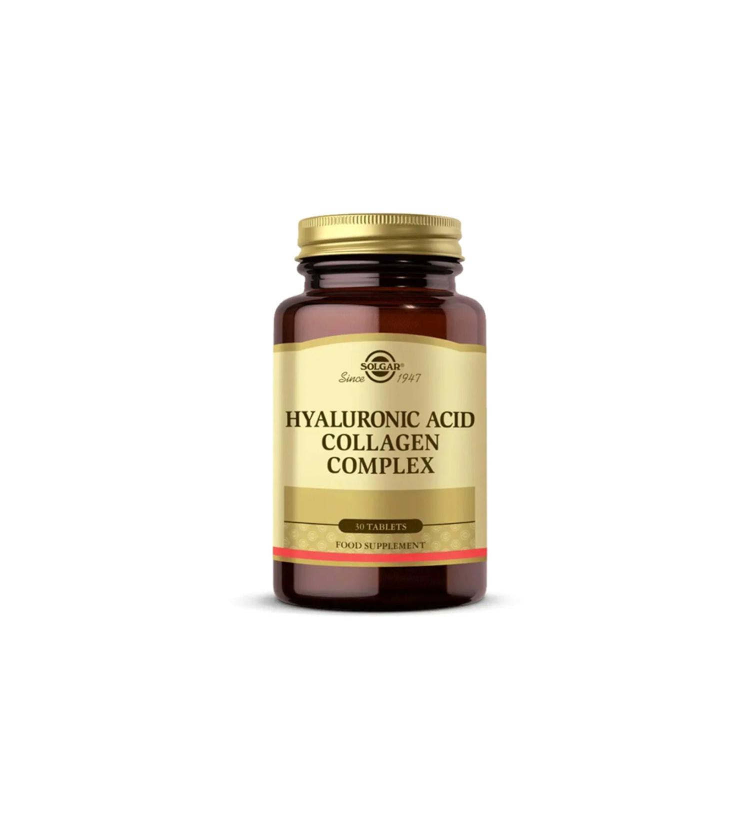 Solgar Hyaluronic Acid Collagen Complex 30 Tablets