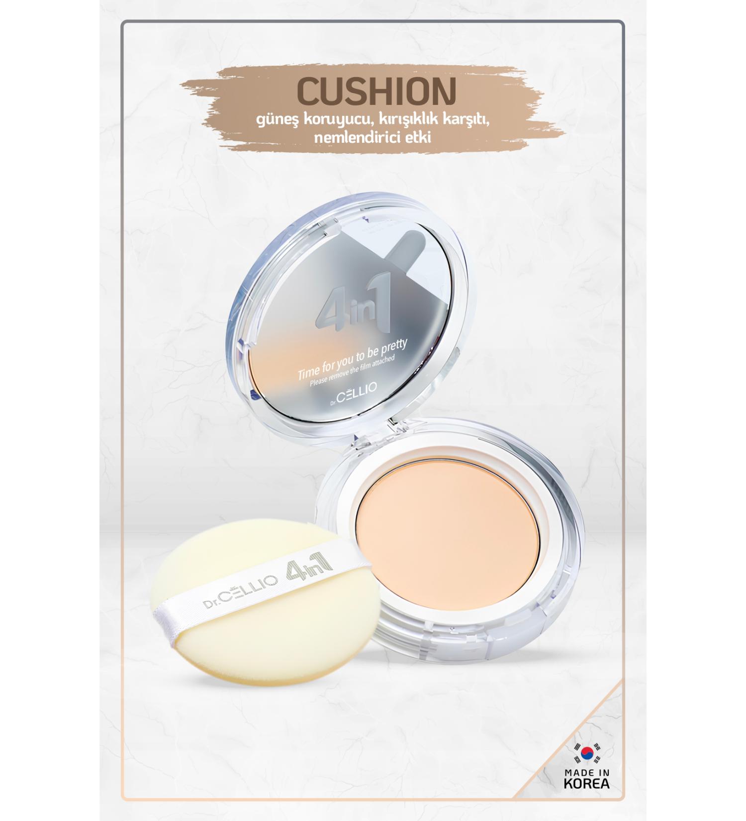 DR. CELLIO 4in1 BBOYAN Cushion SPF50+ PA++++ Whitening / #21 Light Beige Powder - Buy Online on GoSupps.com