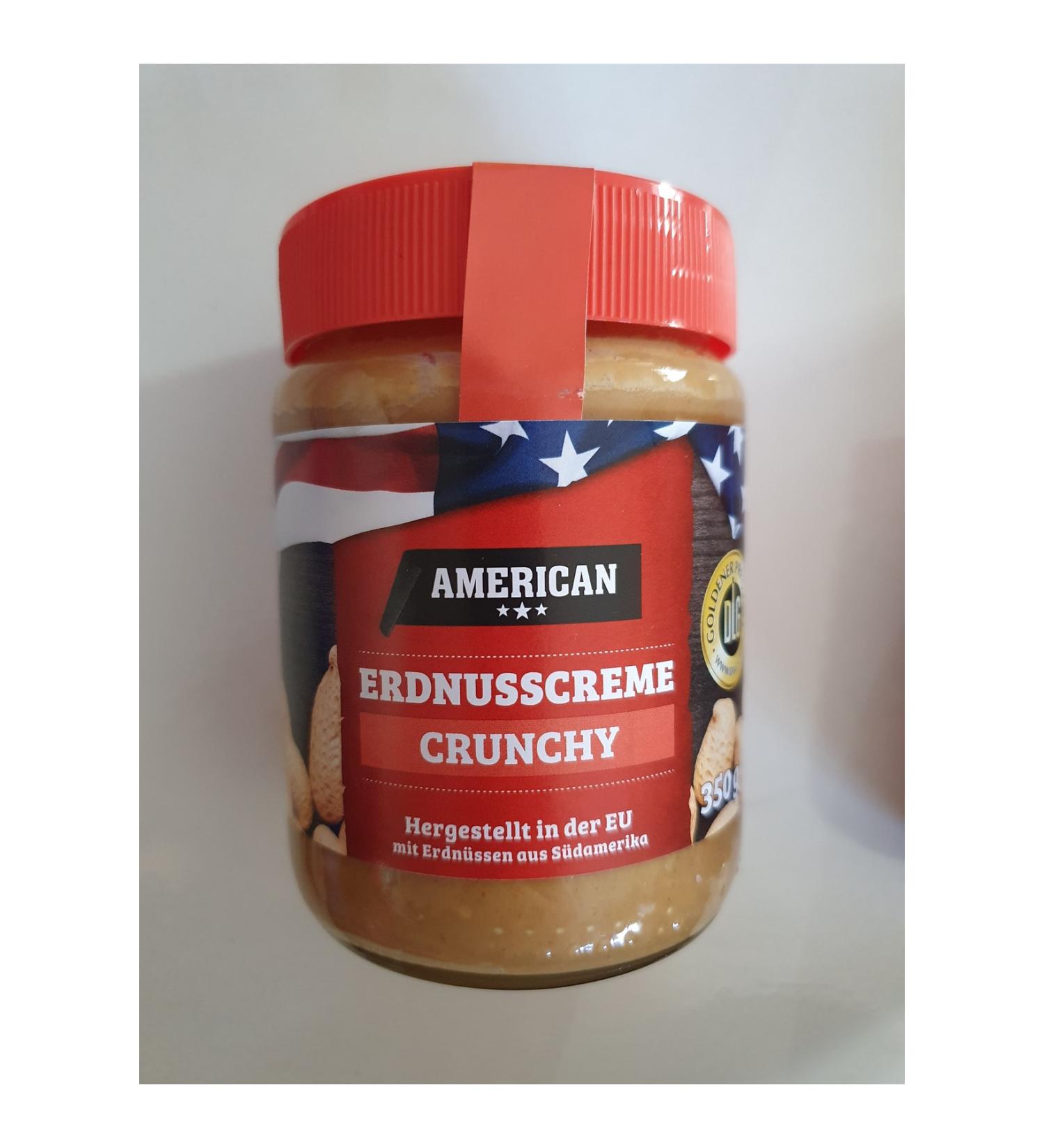 AMERICAN AMERICAN ERDNUSSCREME CRUNCHY 350g