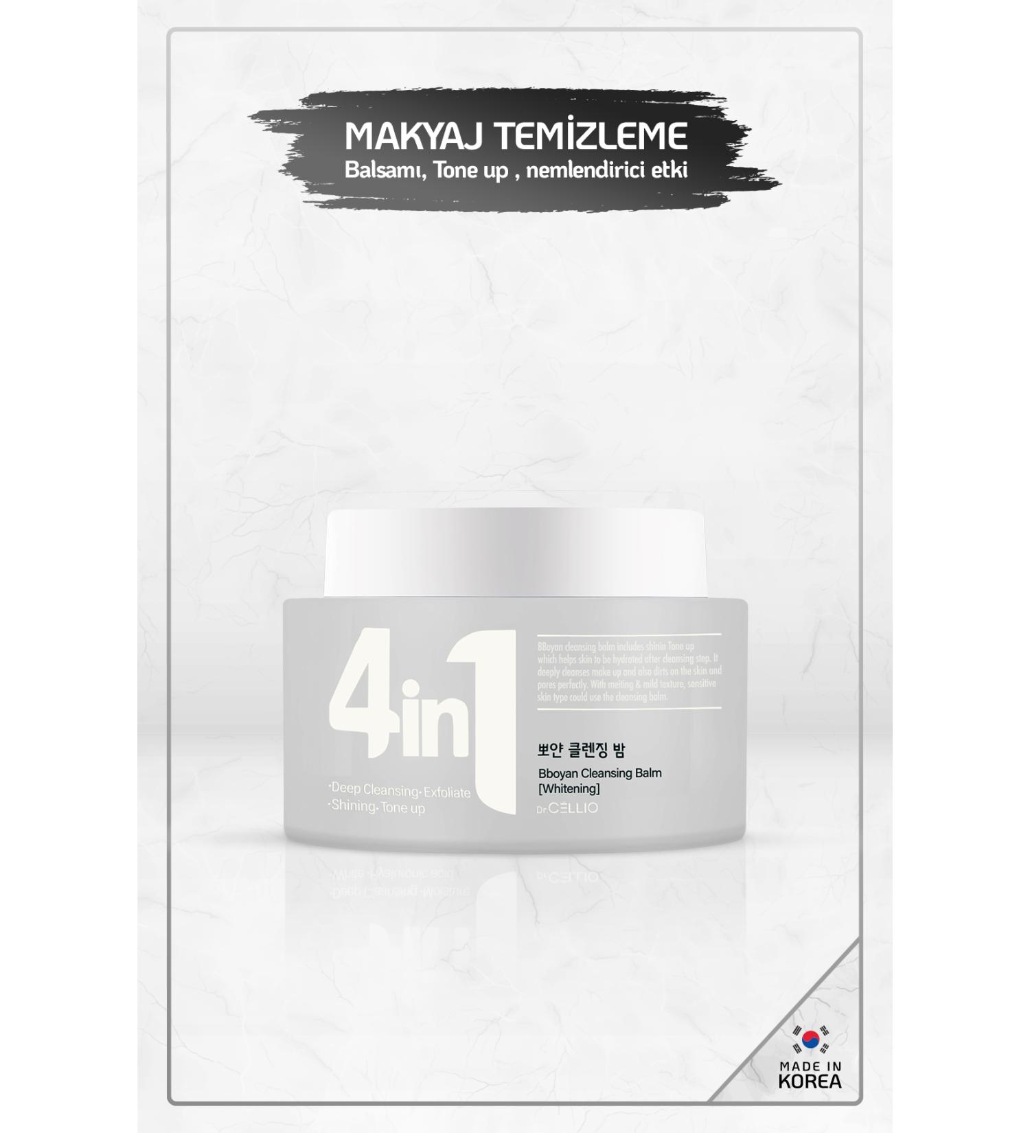 DR. CELLIO G50 4in1 Bboyan Whitening Tone Up Cleansing Balm Made In Korea