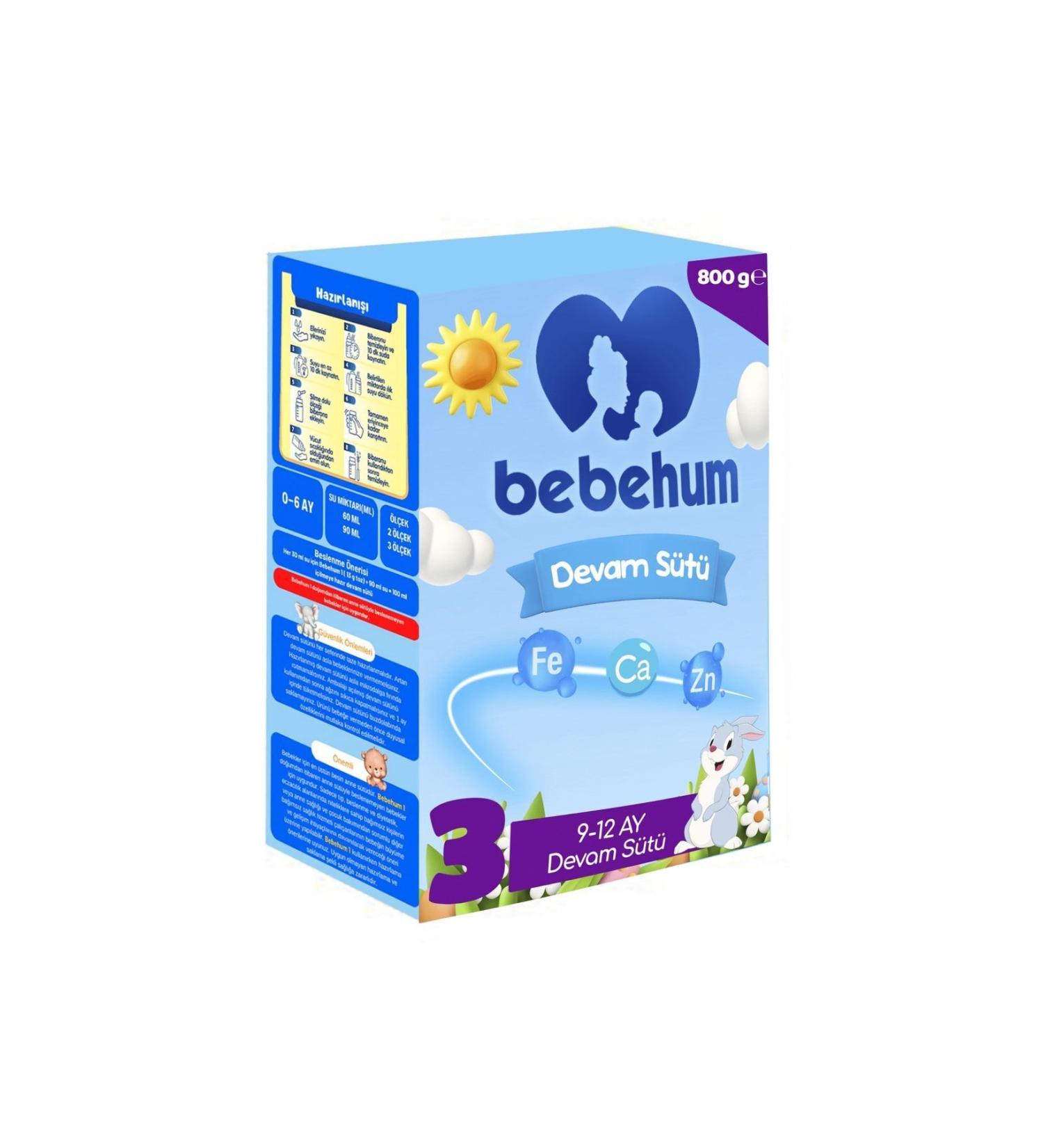 bebegen Bebehum 3 Follow-On Milk 800 Gr 9-12 Months - Buy Online on GoSupps.com