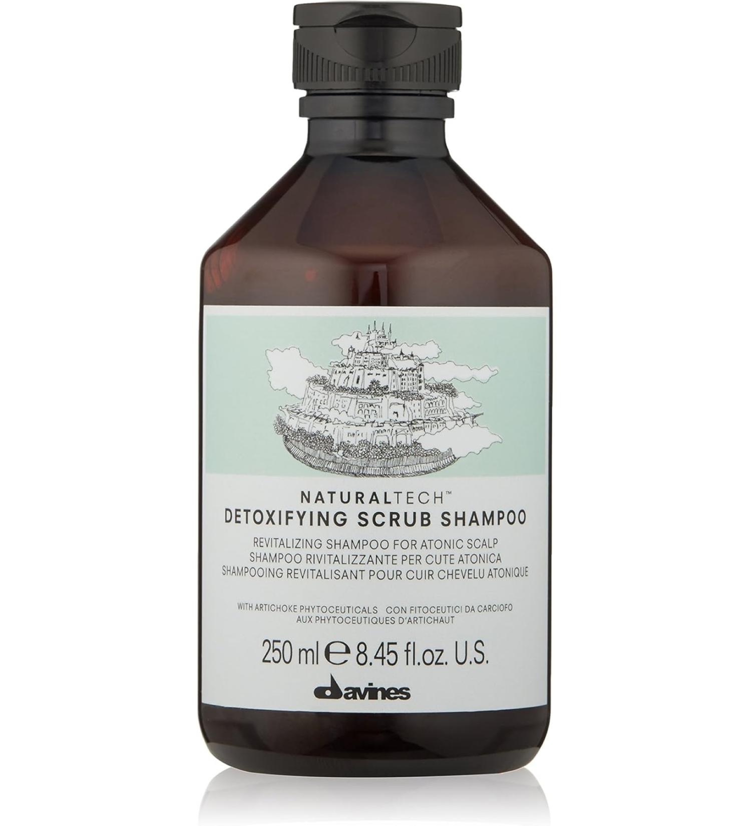 Davines Detoxifying Scrub: Revitalizing Shampoo with Natural Activities 250ml EvaYeni424