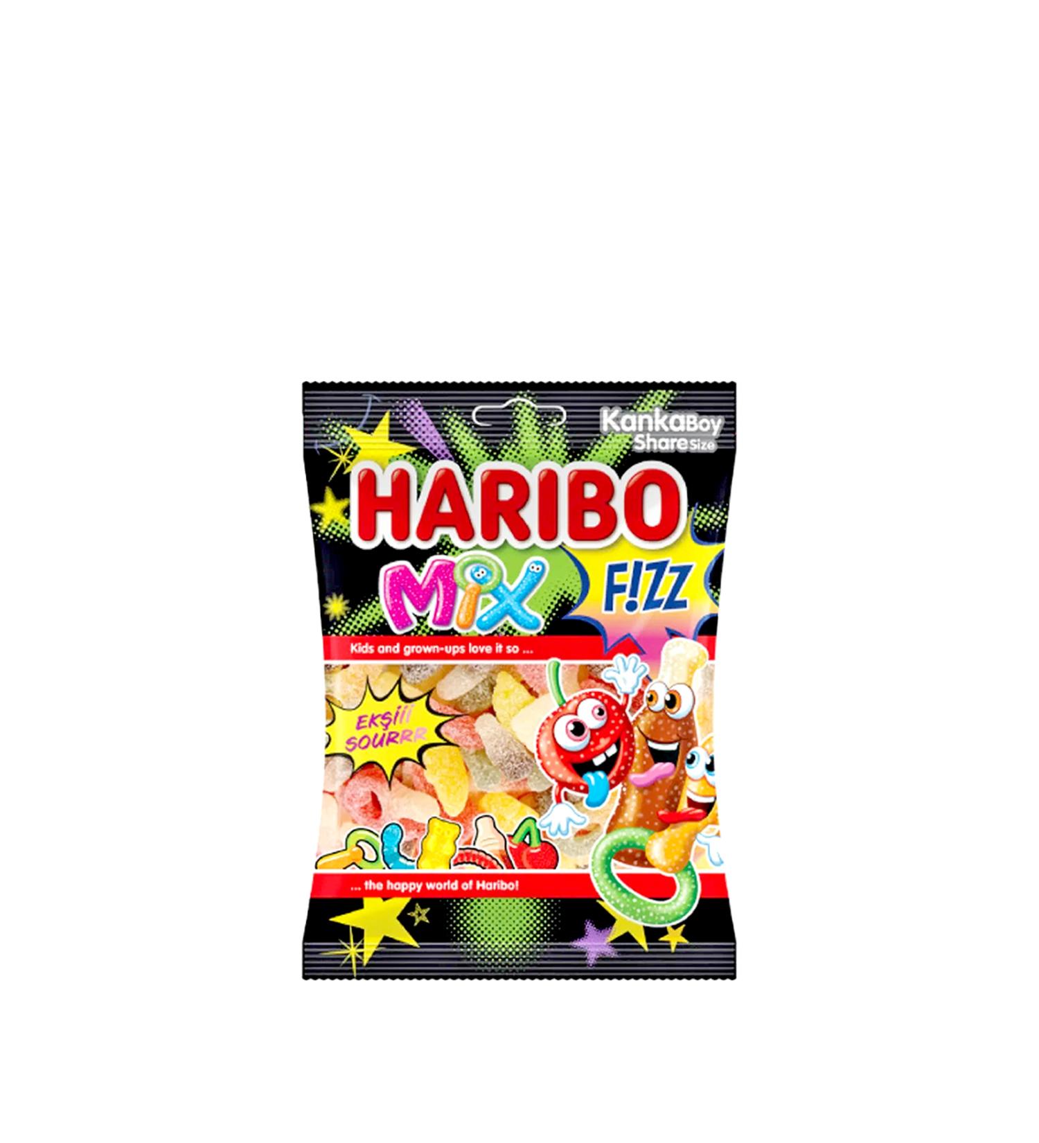 Haribo Fizz Mix (70 g) x8 Pieces