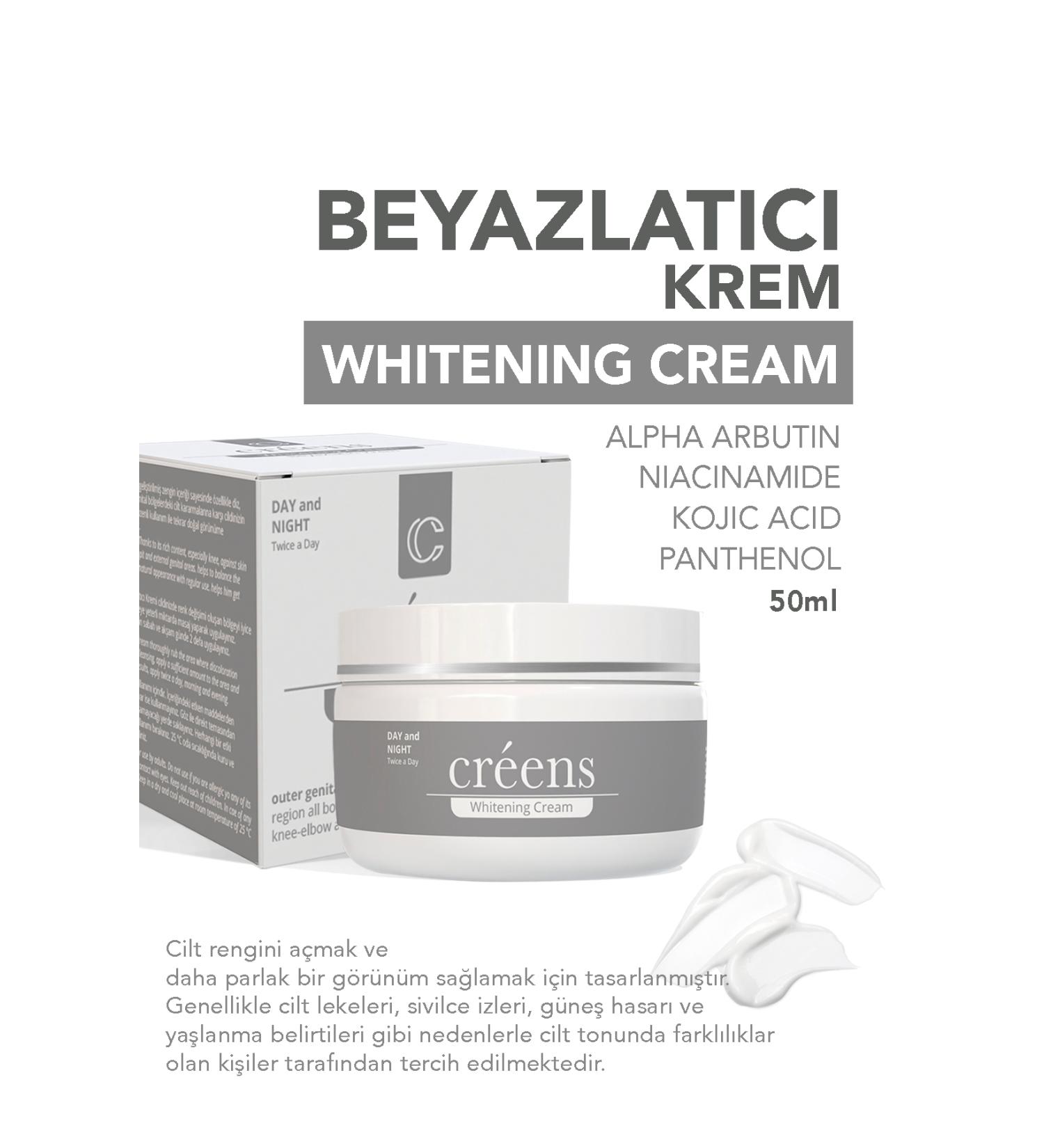 Creens Skin Whitening Brightening Balancing Care Cream 50ml - Buy Online on GoSupps.com