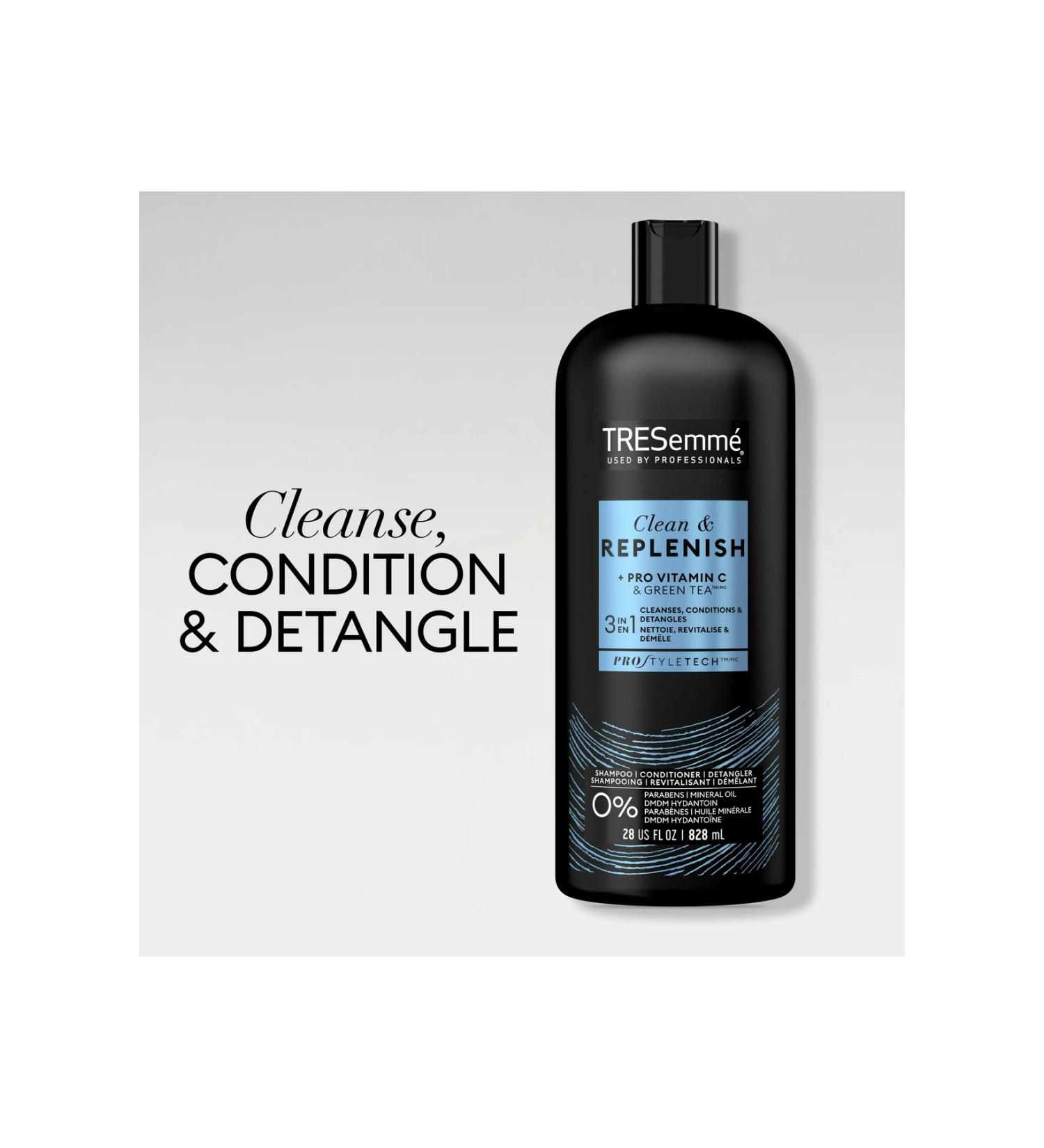 Tresemme CLEAN&REPLENISH+PRO VITAMIN C&GREEN TEA 3 INEN1 828 ML