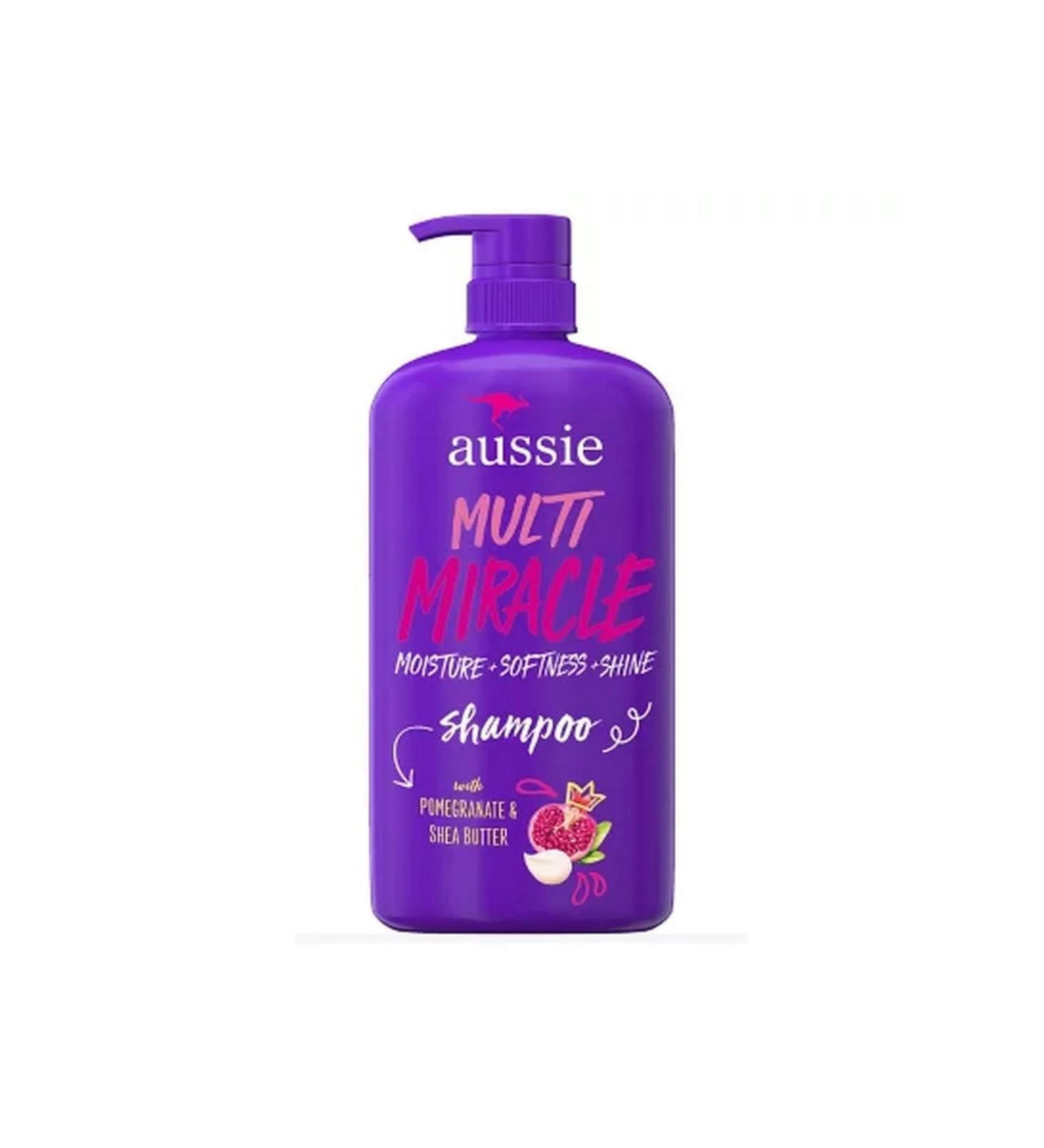 Aussie Total Miracle Shampoo Paraben Free For All Hair Types 33.8 oz 1 L