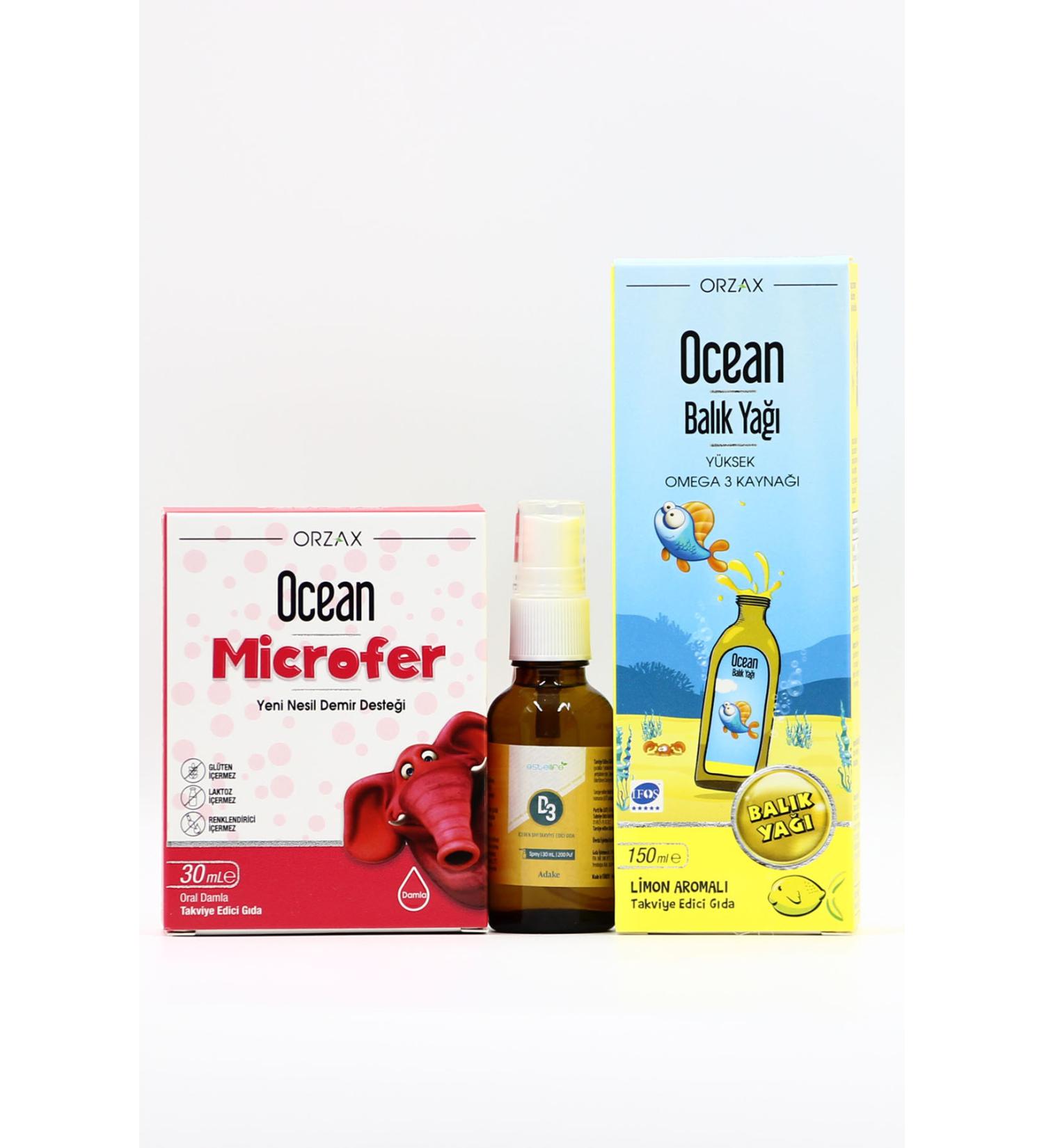 Iron and Omega 3 Support for Children with Ocean Microfer Estellife D3 Ocean Omega 3
