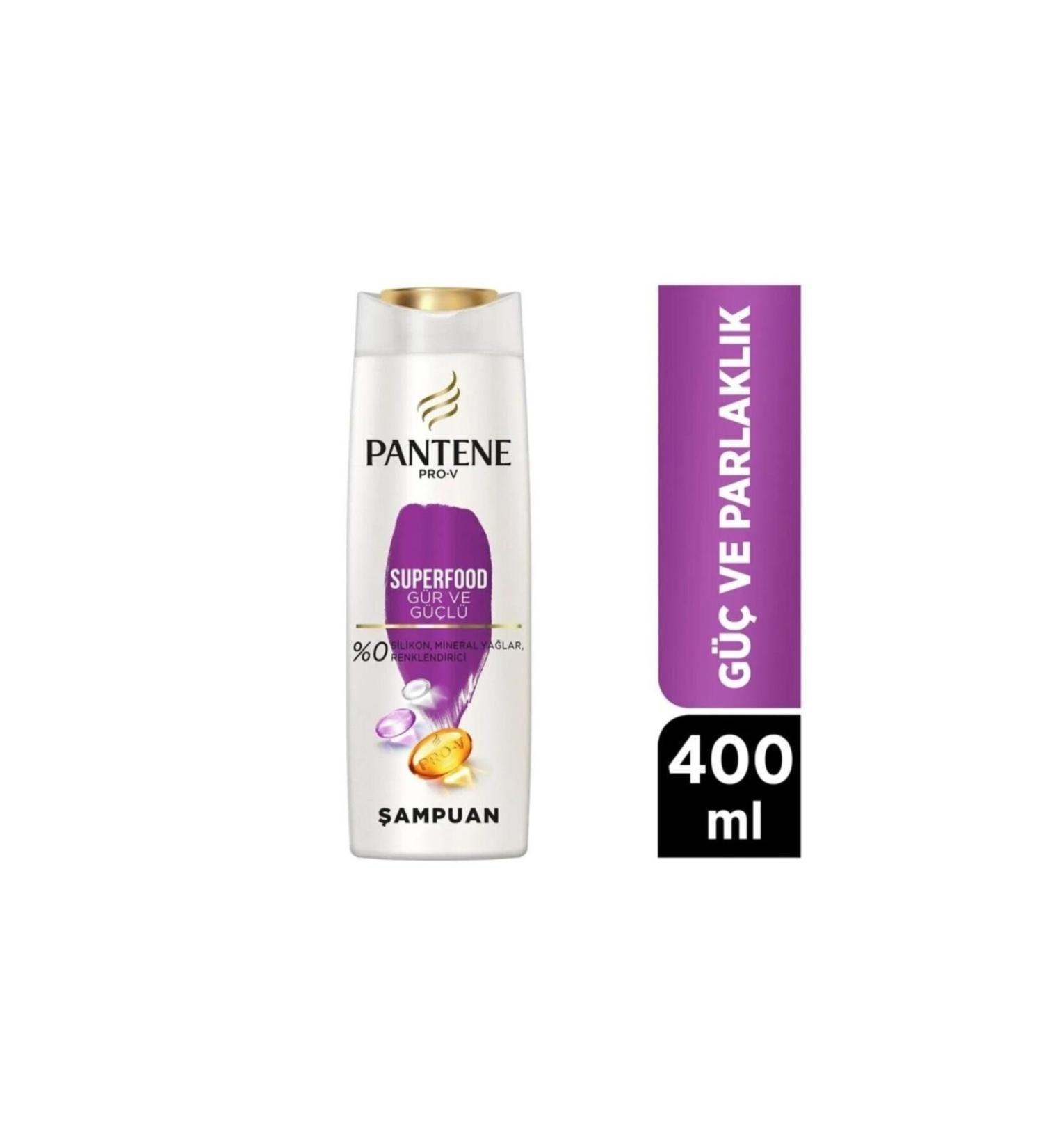 Pantene Shampoo 400ml. Superfood