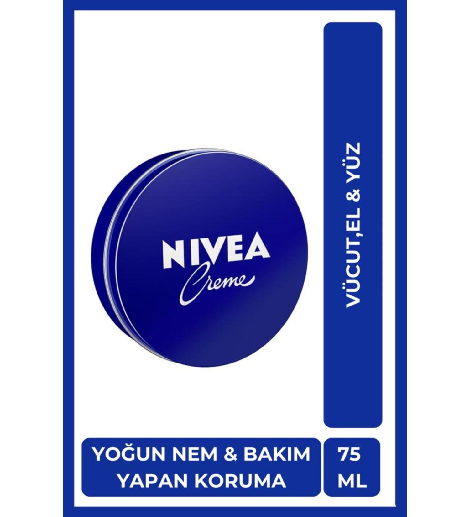 NIVEA Creme 75ml Intensive Moisturizer Caring Protection Eucerit Soft and Smooth Skin Hand Face Body - Buy Online on GoSupps.com