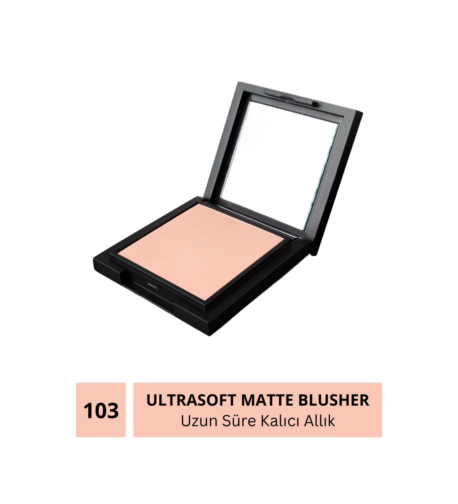 Carla Professional Make Up Matte Blush - Ultrasoft Matte Blusher Peach - No: 103 - Buy Online on GoSupps.com