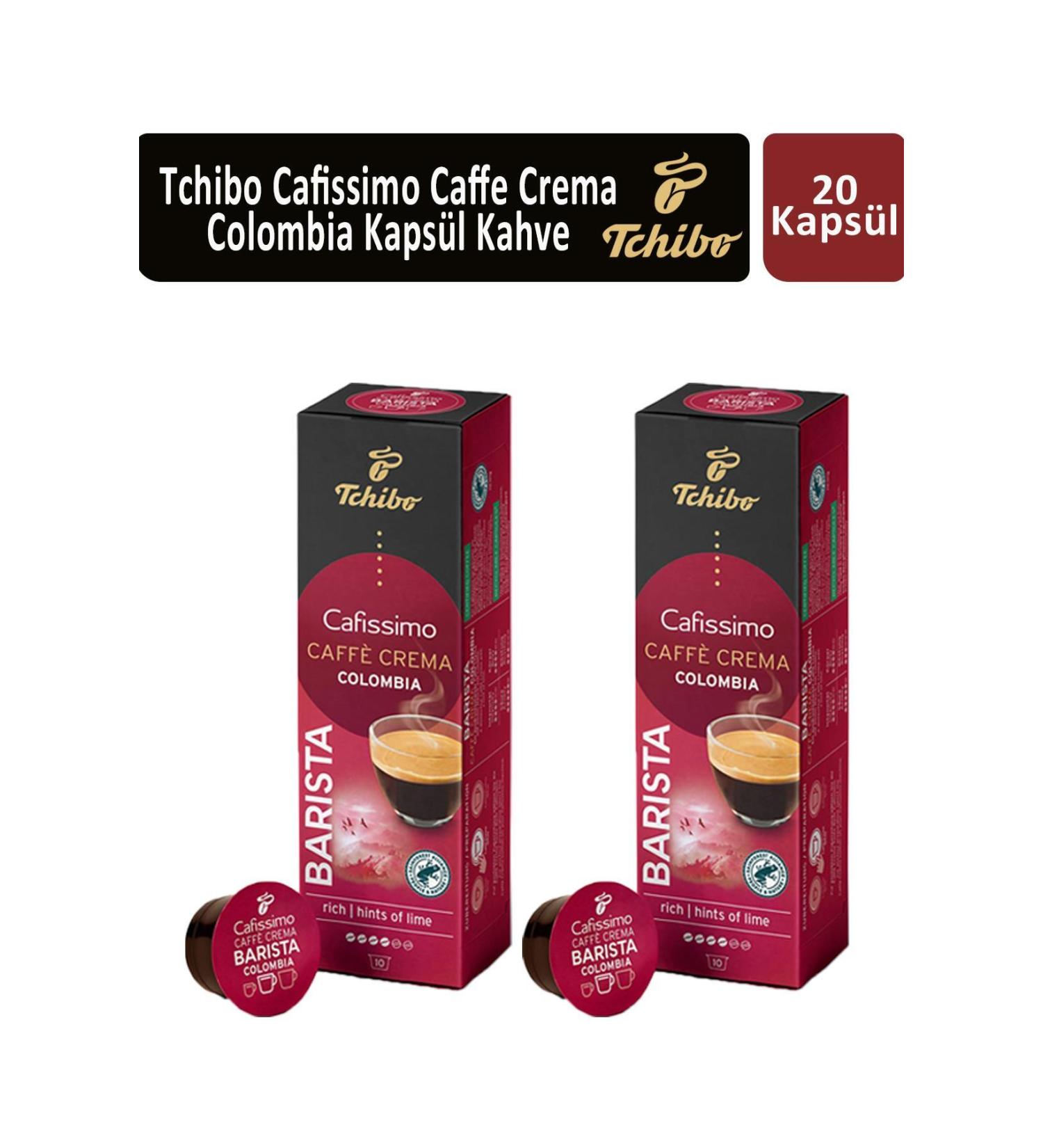 Tchibo Cafissimo Caffe Crema Colombia Capsule Coffee x 2 Pieces - Buy Online on GoSupps.com