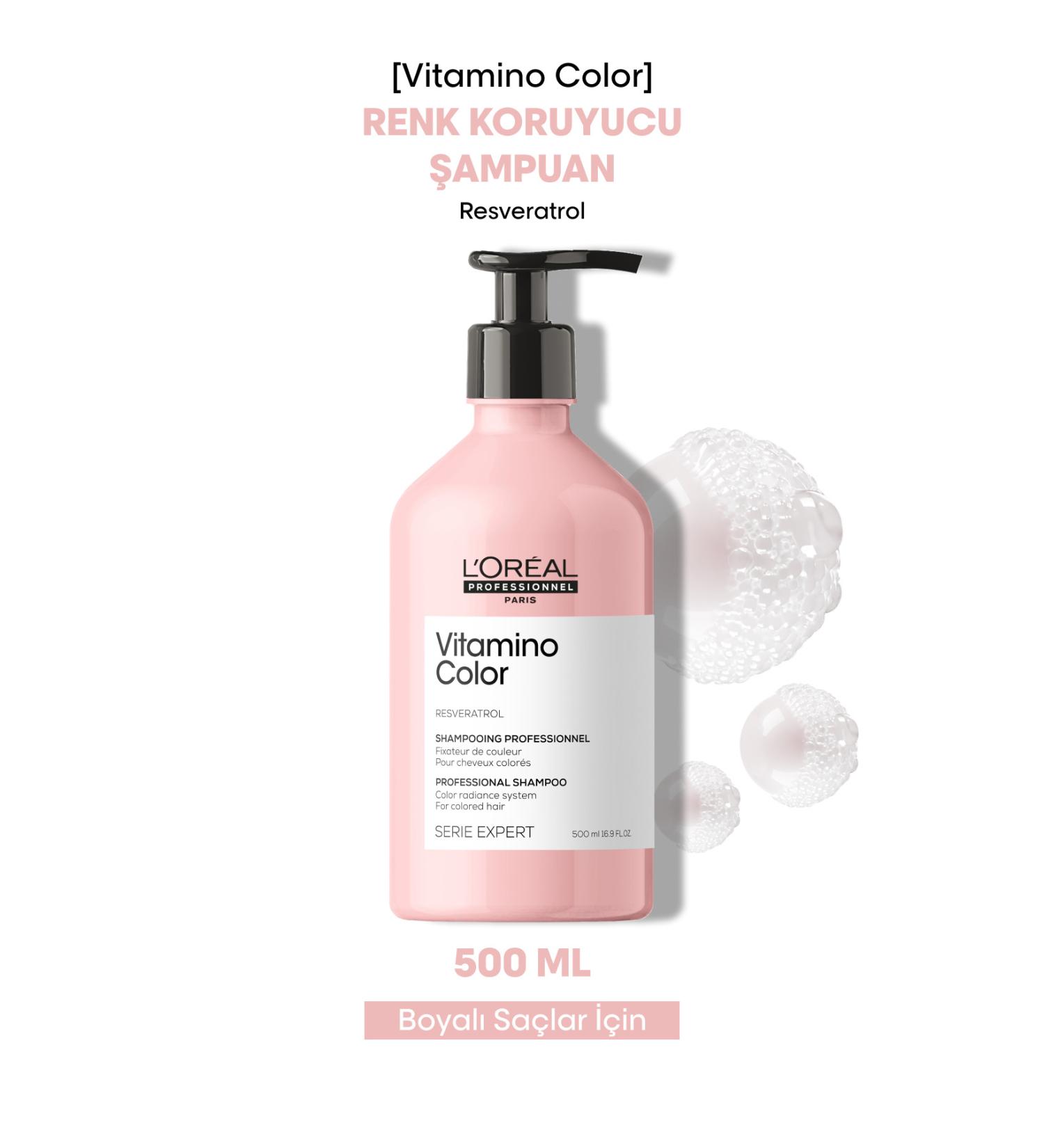 L'oreal Professionnel Serie Expert Vitamino Color Color Protecting Shampoo for Dyed Hair 500ml - Buy Online on GoSupps.com