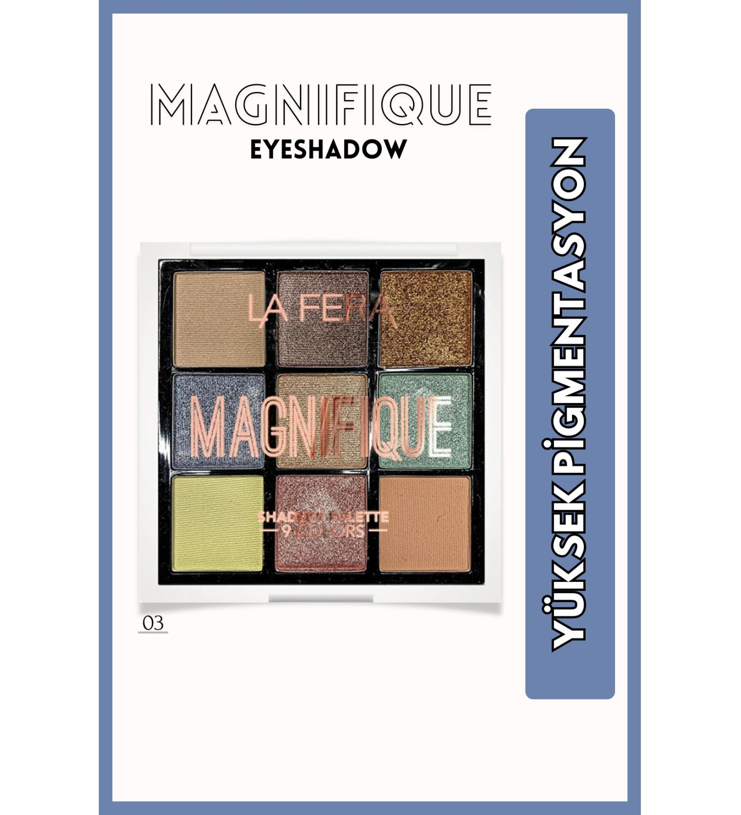 La Fera Magnifique 9-Piece Eyeshadow Palette - 3